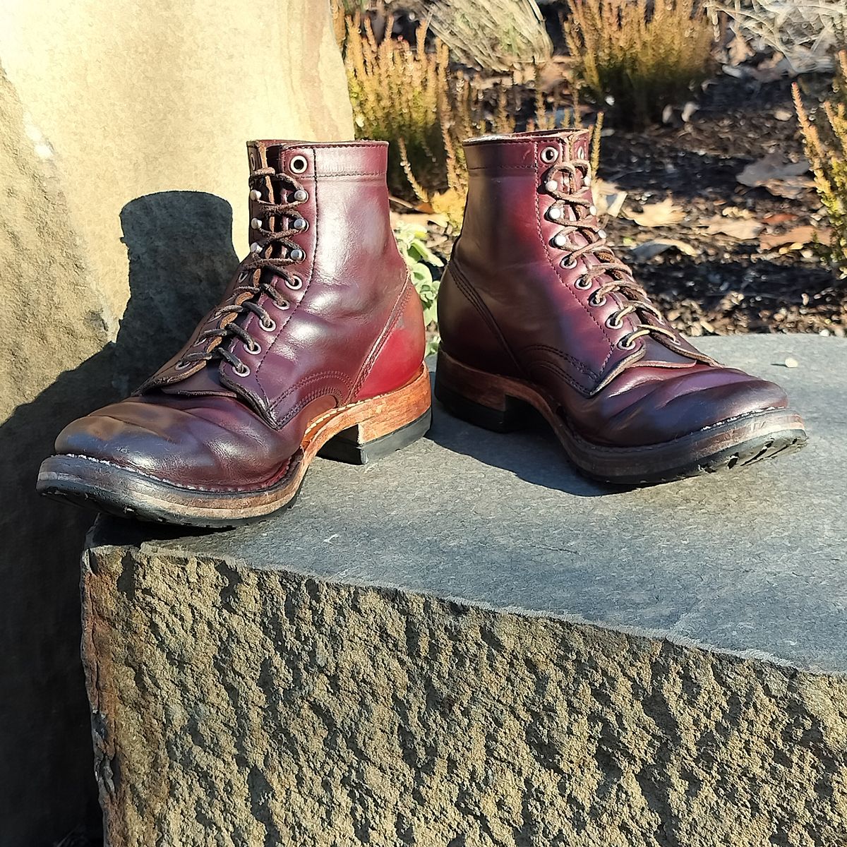 Photo by a1moyer on February 1, 2025 of the White's MP-Sherman Plain Toe in Horween Color 8 Chromexcel.