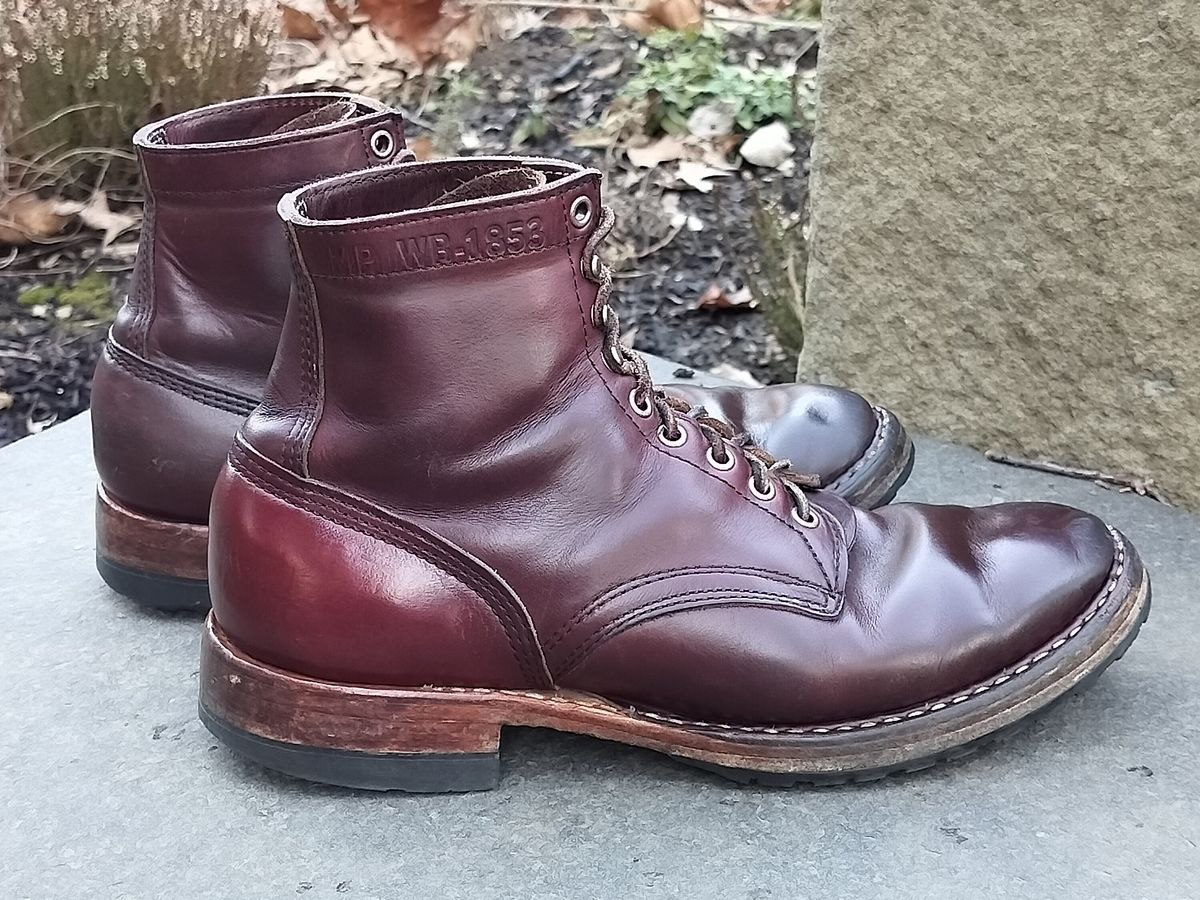 Photo by a1moyer on February 1, 2025 of the White's MP-Sherman Plain Toe in Horween Color 8 Chromexcel.