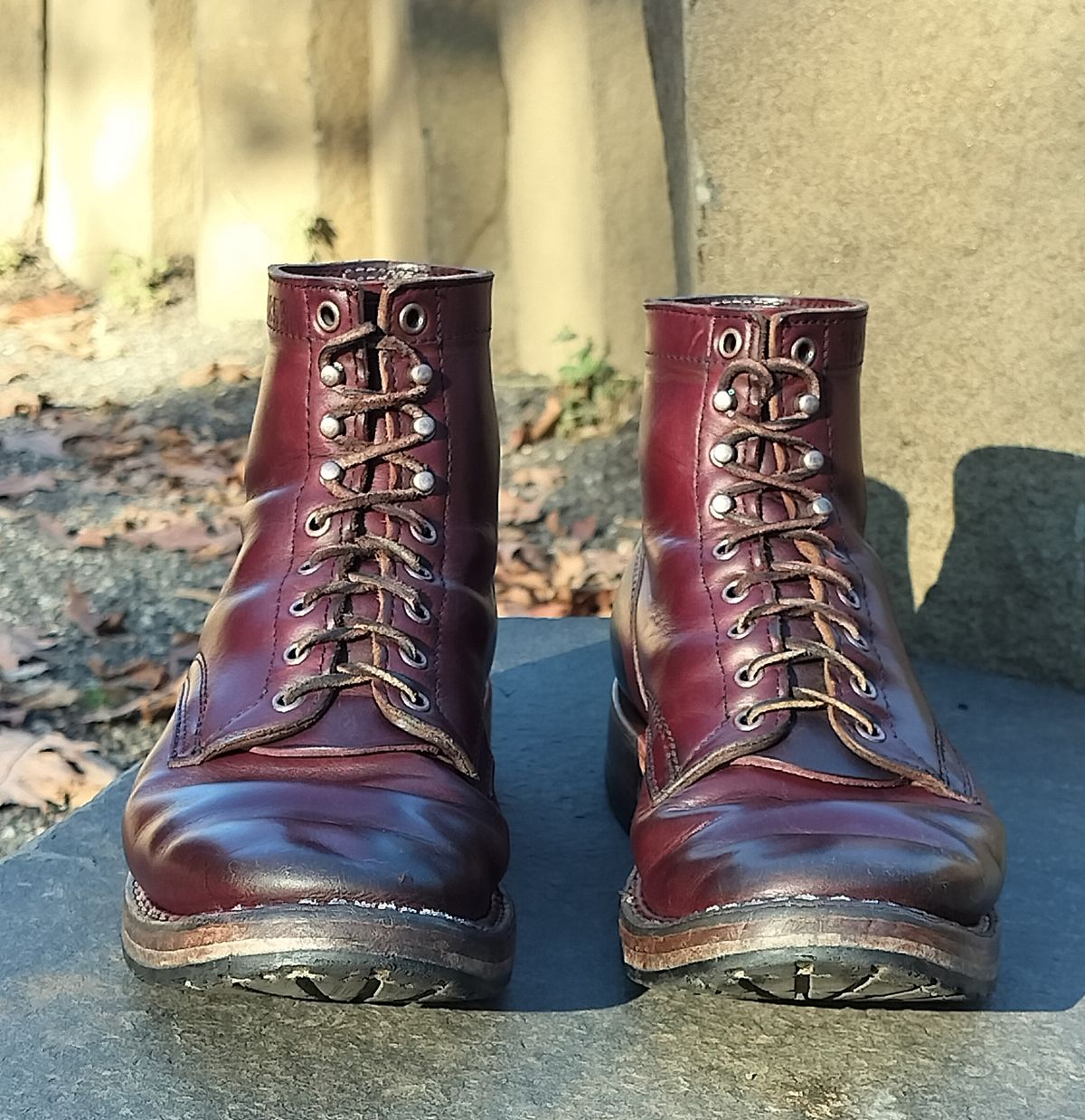 Photo by a1moyer on February 1, 2025 of the White's MP-Sherman Plain Toe in Horween Color 8 Chromexcel.