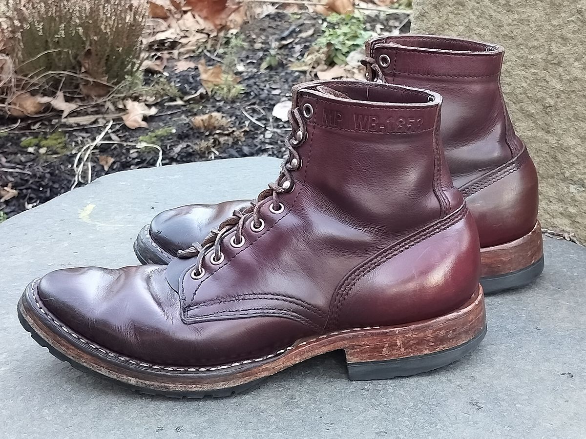 Photo by a1moyer on February 1, 2025 of the White's MP-Sherman Plain Toe in Horween Color 8 Chromexcel.