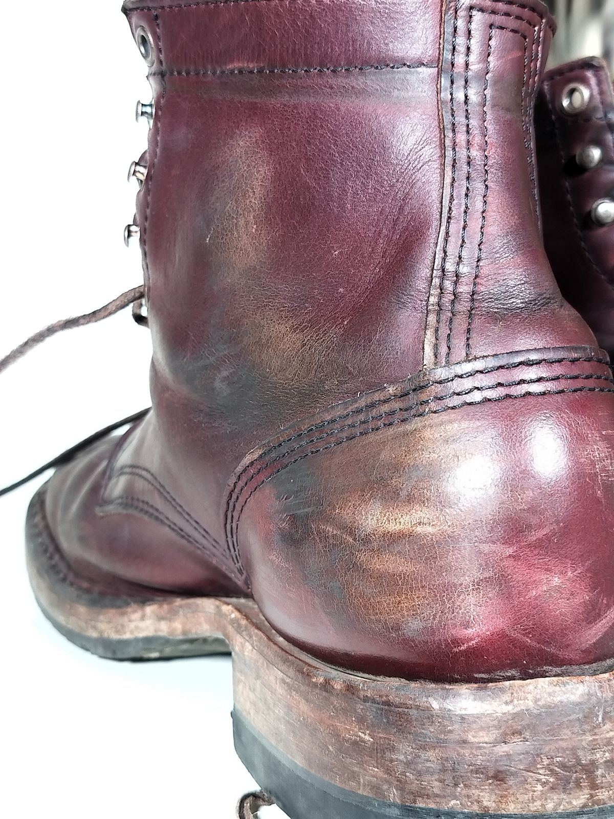 Photo by a1moyer on February 8, 2025 of the White's MP-Sherman Plain Toe in Horween Color 8 Chromexcel.