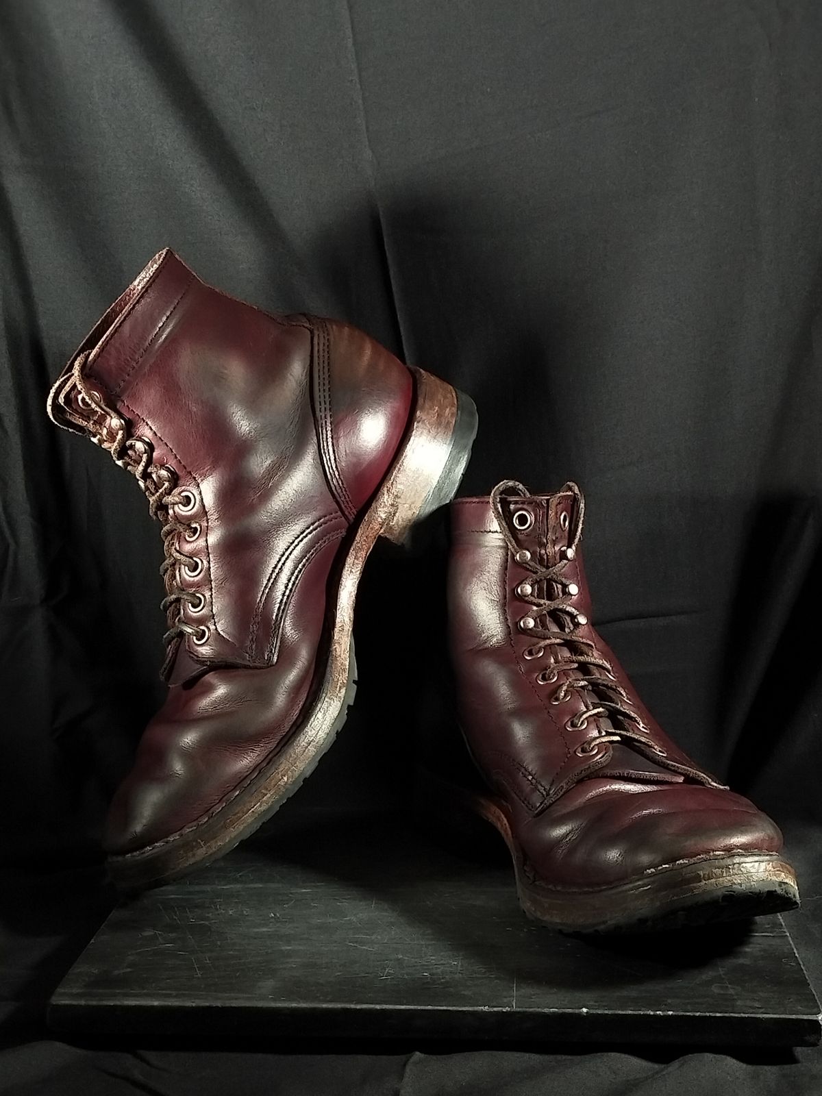 Photo by a1moyer on February 12, 2025 of the White's MP-Sherman Plain Toe in Horween Color 8 Chromexcel.