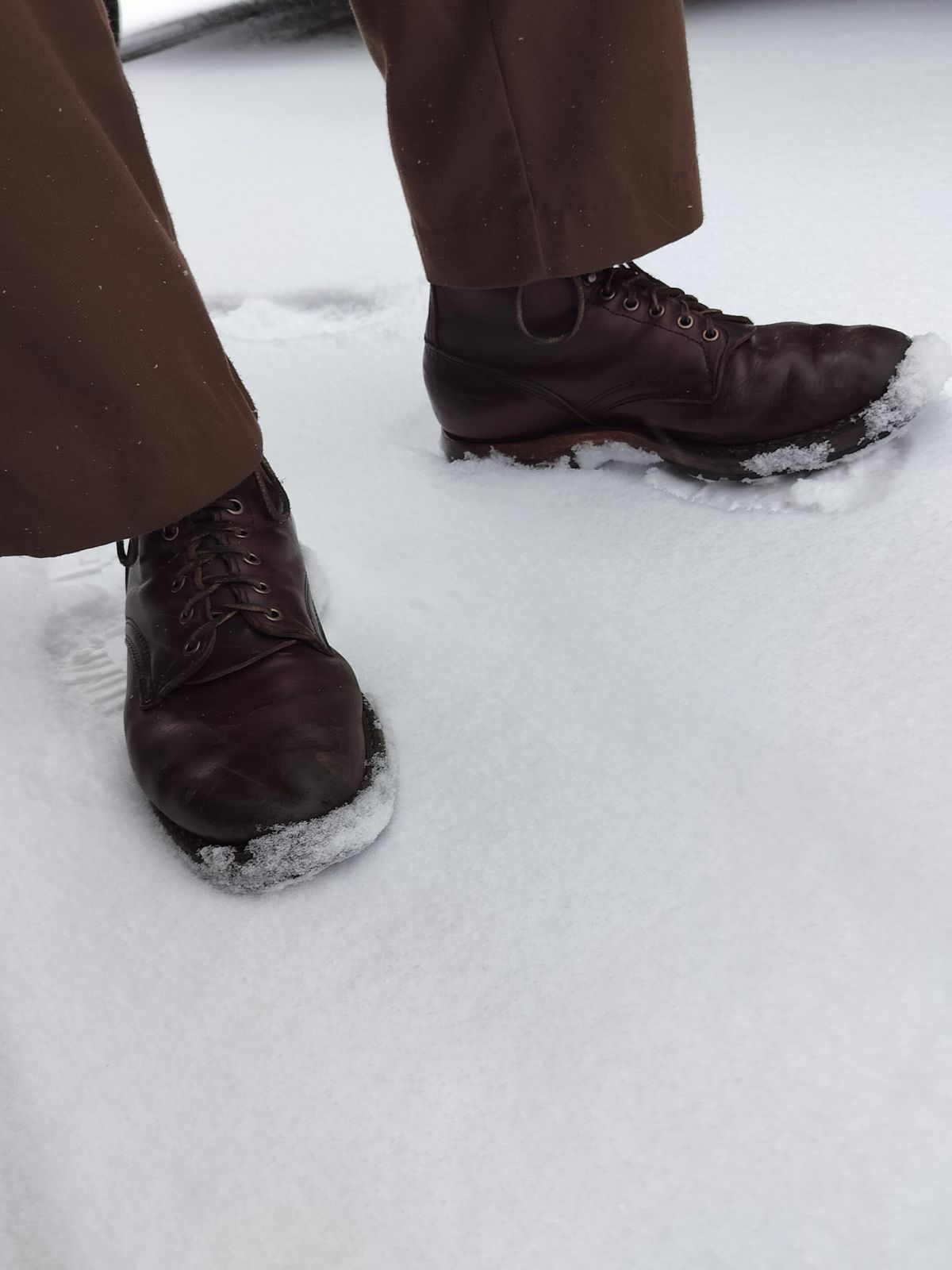 Photo by a1moyer on February 13, 2025 of the White's MP-Sherman Plain Toe in Horween Color 8 Chromexcel.