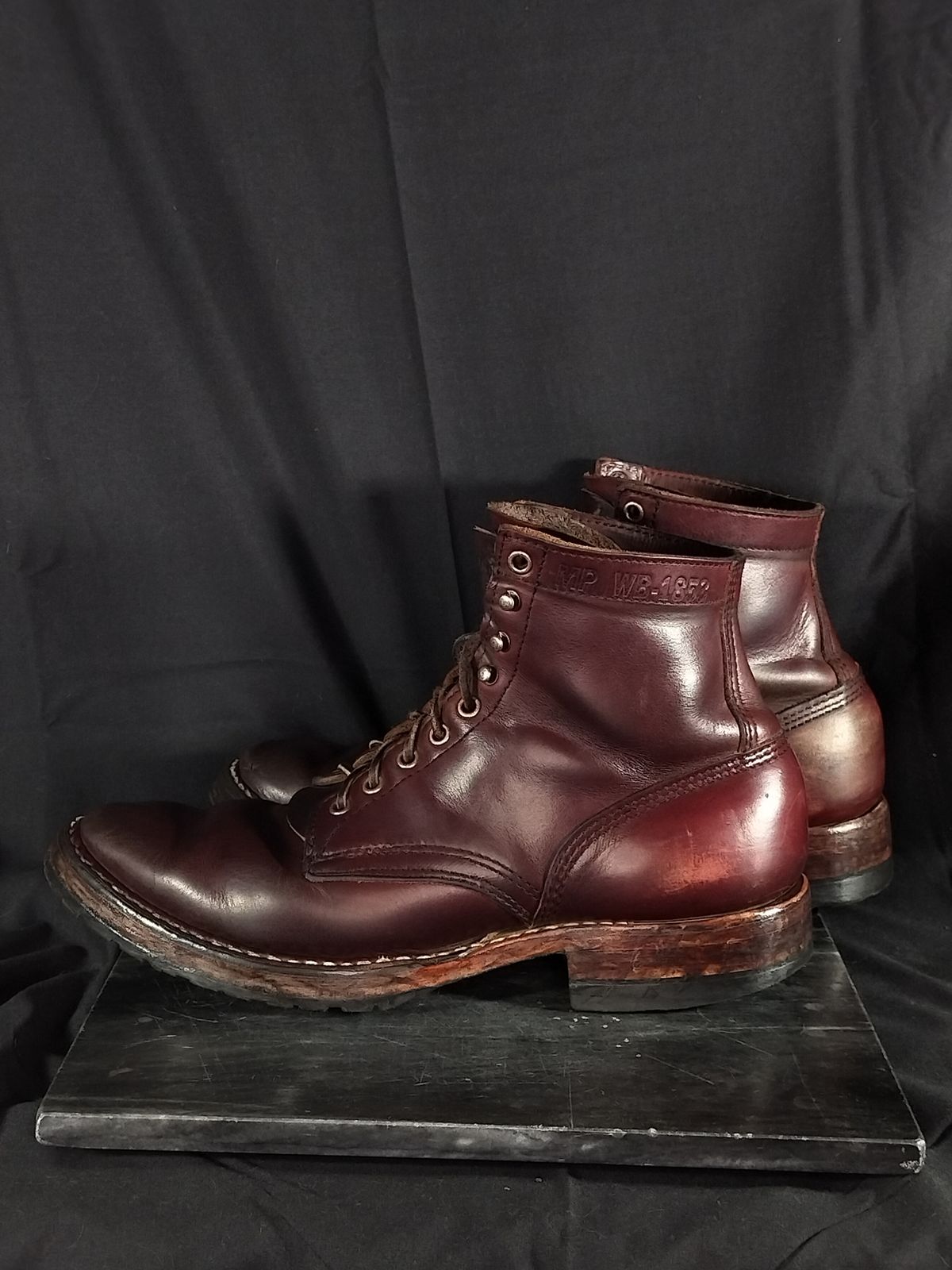 Photo by a1moyer on March 2, 2025 of the White's MP-Sherman Plain Toe in Horween Color 8 Chromexcel.