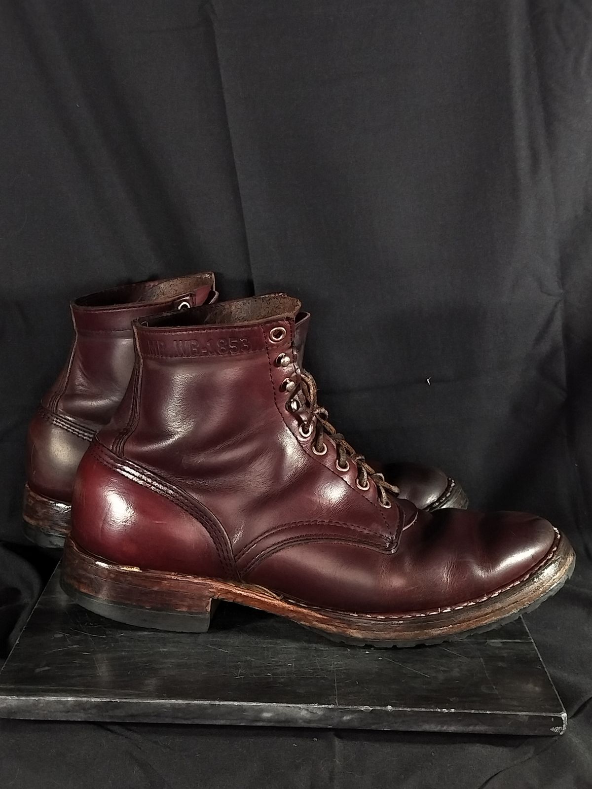 Photo by a1moyer on March 2, 2025 of the White's MP-Sherman Plain Toe in Horween Color 8 Chromexcel.