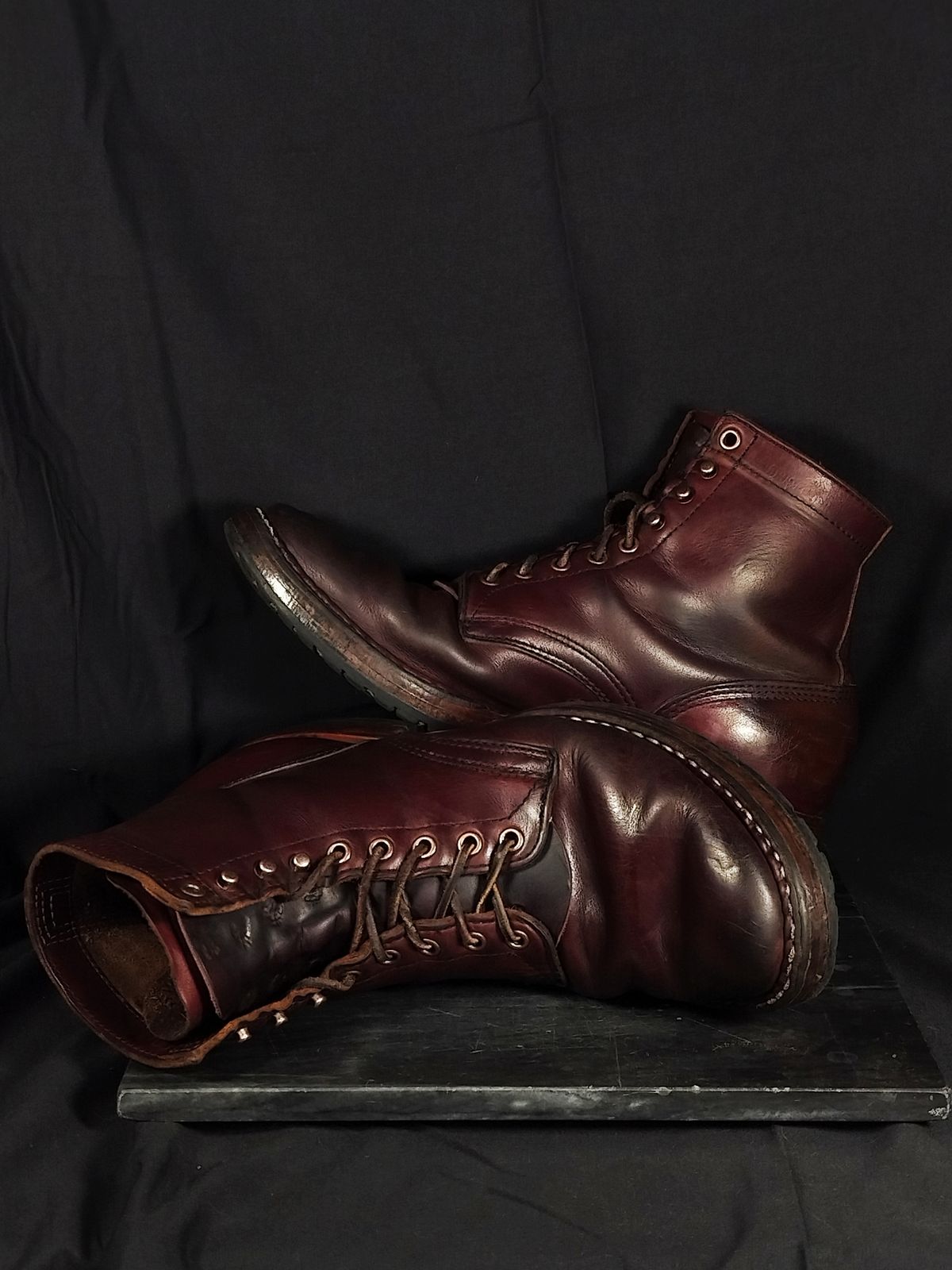 Photo by a1moyer on April 1, 2025 of the White's MP-Sherman Plain Toe in Horween Color 8 Chromexcel.