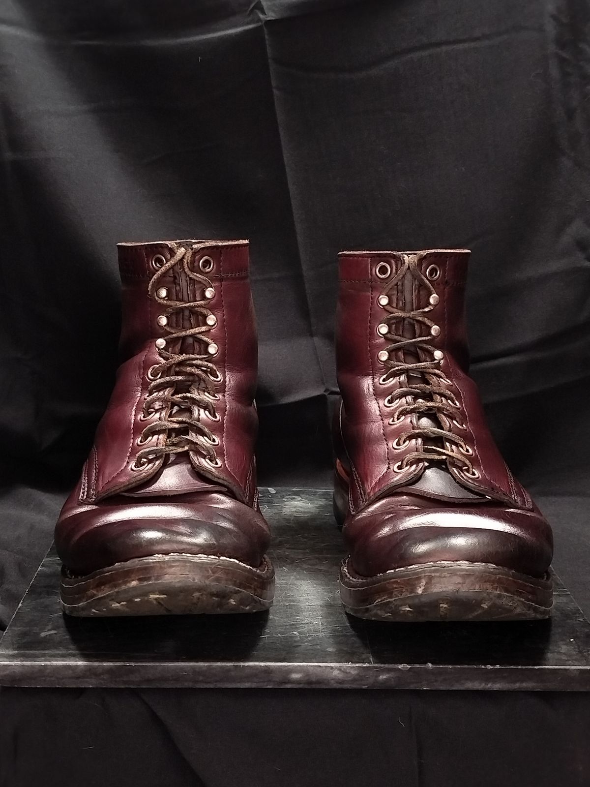 Photo by a1moyer on April 3, 2025 of the White's MP-Sherman Plain Toe in Horween Color 8 Chromexcel.