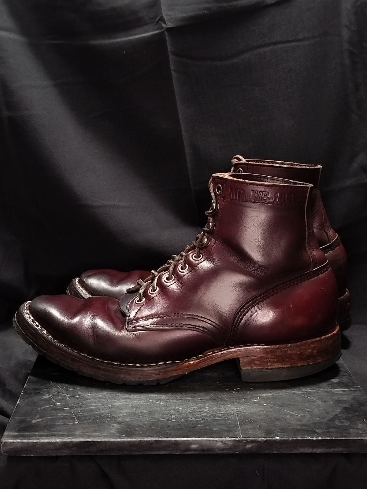 Photo by a1moyer on April 3, 2025 of the White's MP-Sherman Plain Toe in Horween Color 8 Chromexcel.