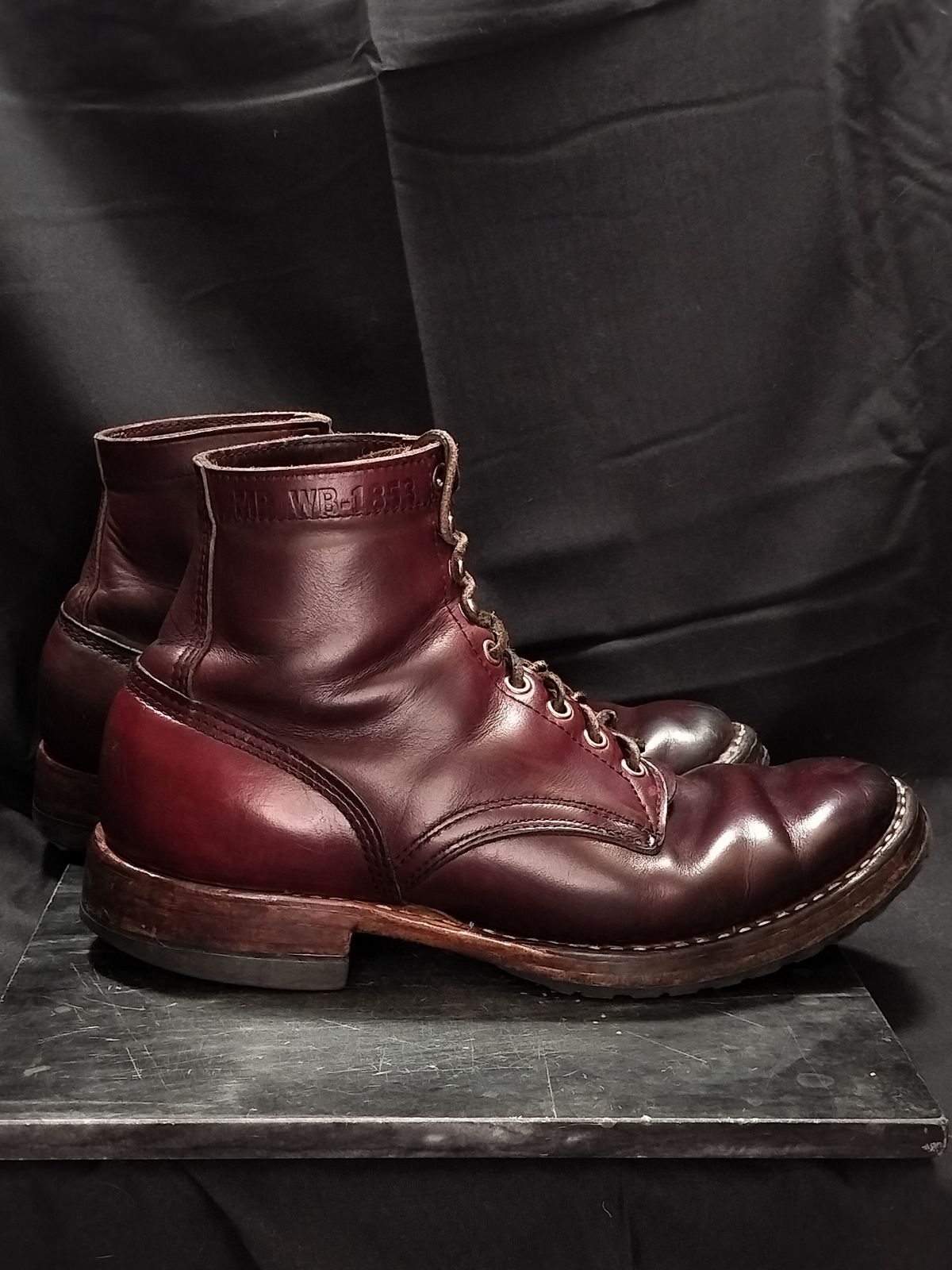 Photo by a1moyer on April 3, 2025 of the White's MP-Sherman Plain Toe in Horween Color 8 Chromexcel.