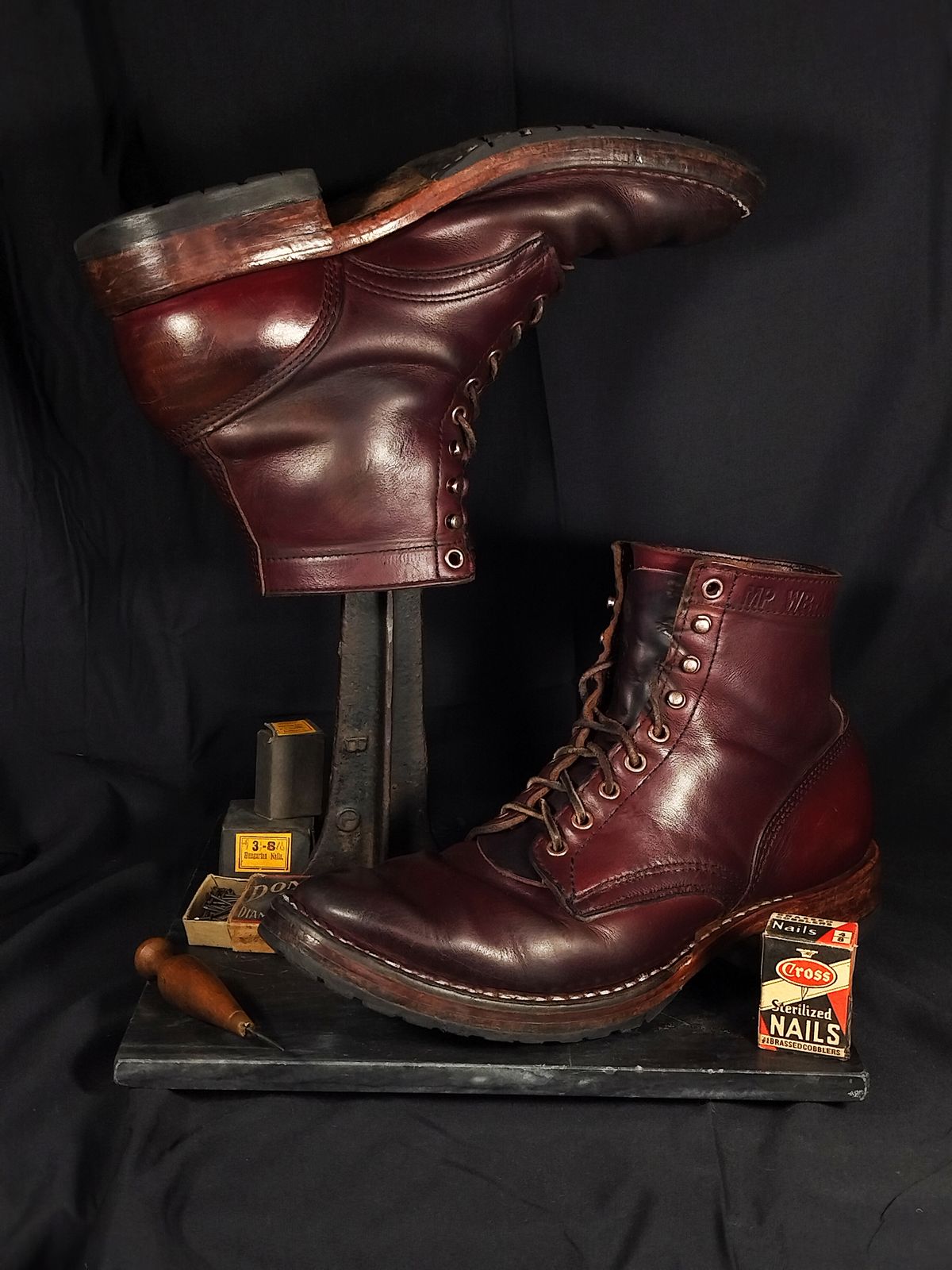 Photo by a1moyer on April 1, 2025 of the White's MP-Sherman Plain Toe in Horween Color 8 Chromexcel.