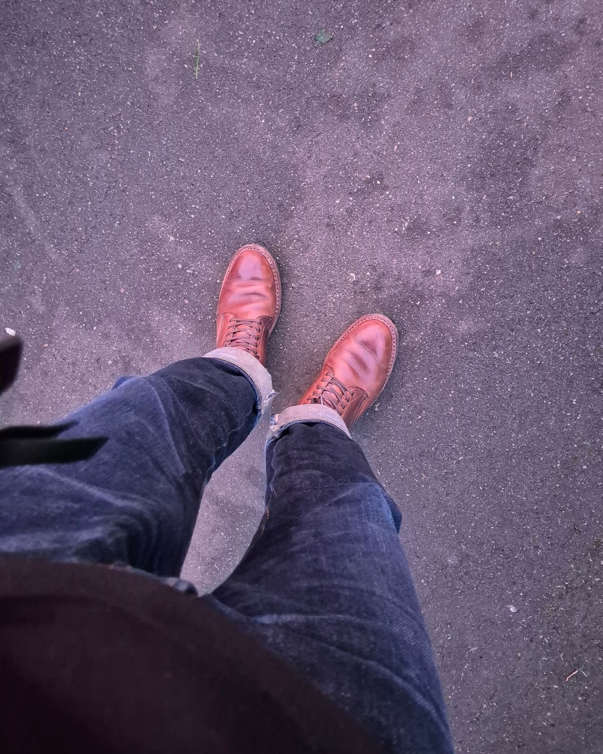 Photo by mvilla on March 4, 2024 of the White's Stevens (Plain Toe) in Horween Natural Chromexcel.