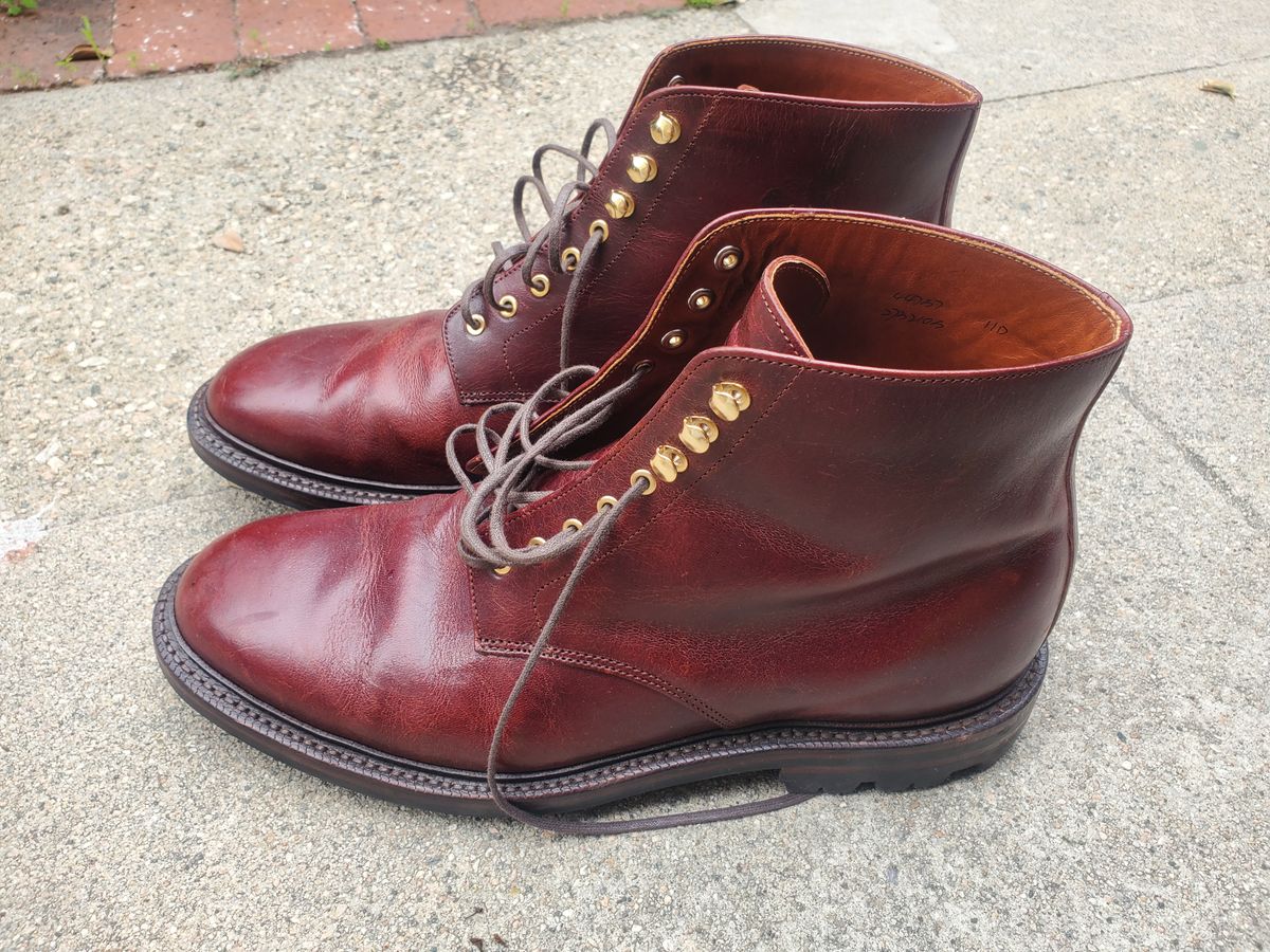 Photo by ma on November 5, 2025 of the Grant Stone Edward Boot in Red Waxed Deer.