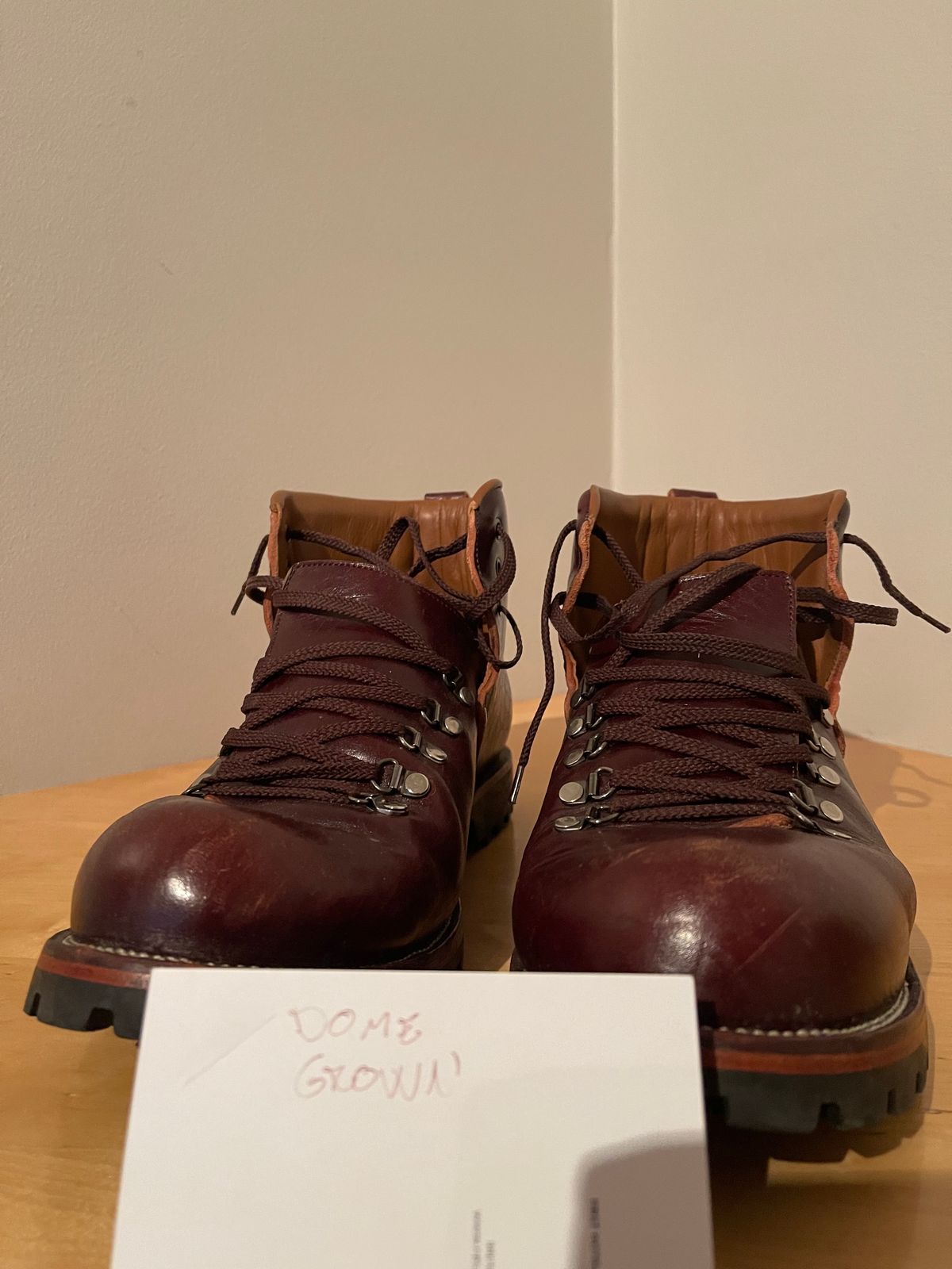 Photo by martining on November 5, 2023 of the Renav HKB - 2415 in Shinki Burgundy Oiled Horsebutt.