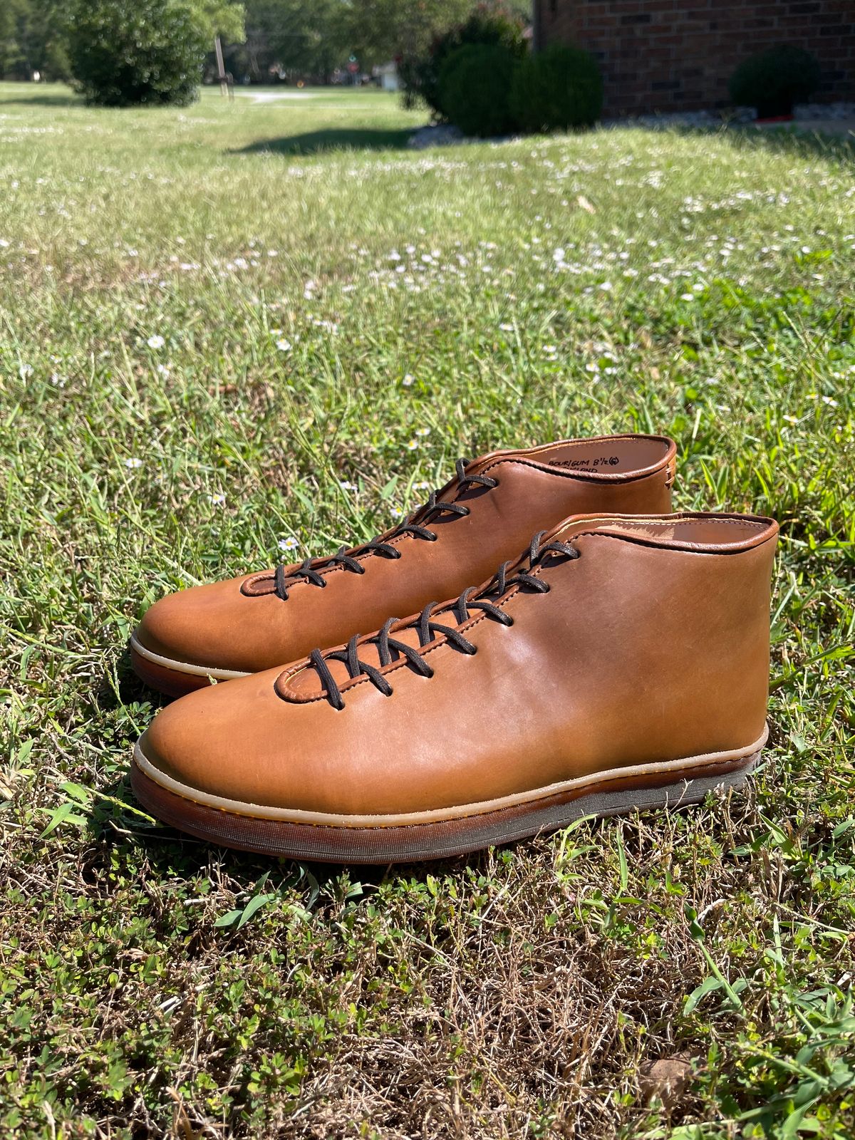 Photo by c.w.hogan on October 1, 2023 of the Crown Northampton Everdon in Horween Bourbon Shell Cordovan.