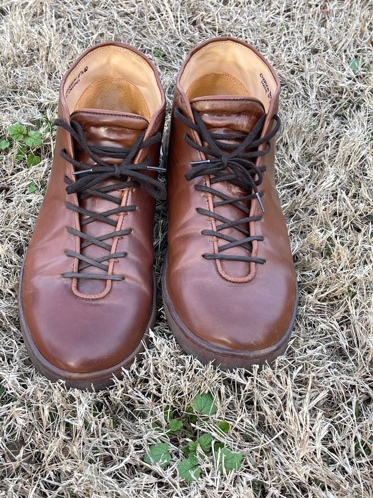 Photo by c.w.hogan on January 4, 2024 of the Crown Northampton Everdon in Horween Bourbon Shell Cordovan.