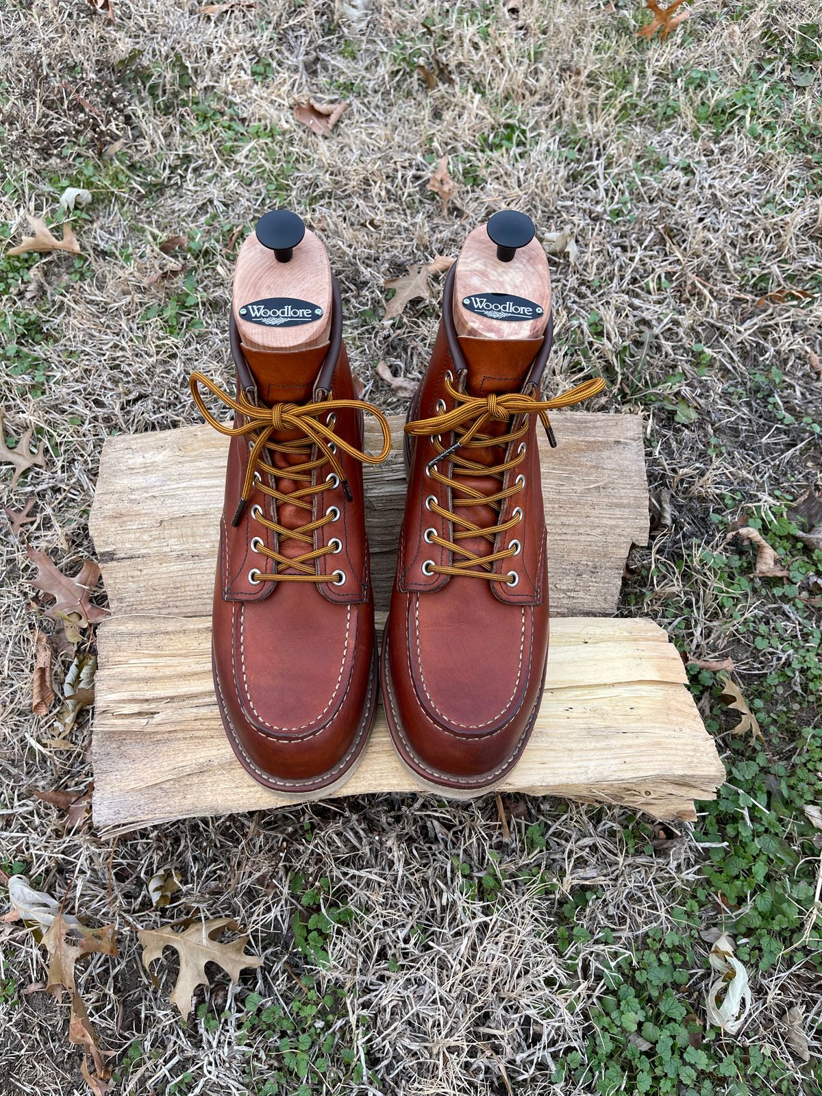 Photo by c.w.hogan on December 4, 2022 of the Red Wing 6-Inch Classic Moc in S.B. Foot Oro Legacy.