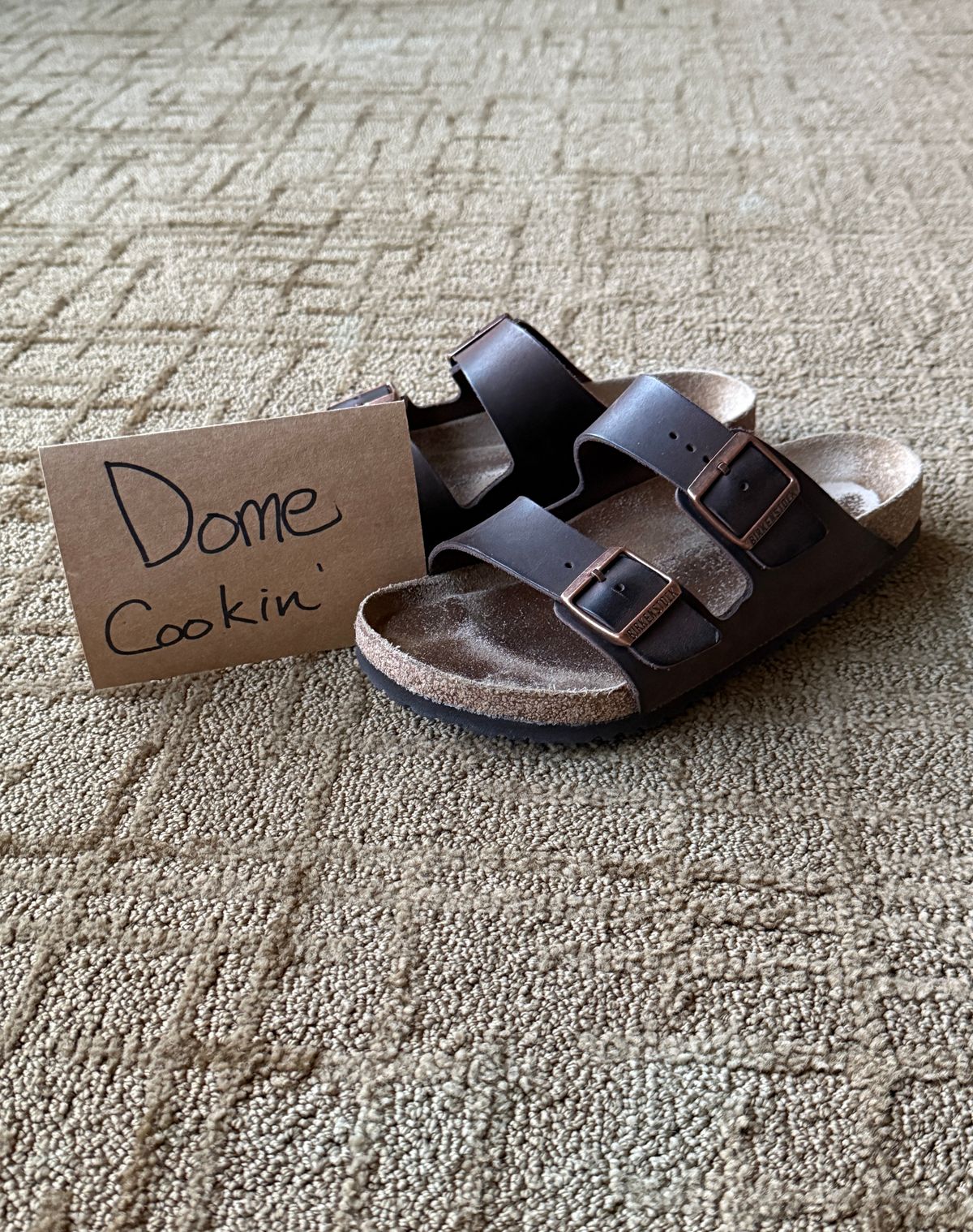 Photo by flyingdutchess on November 5, 2025 of the Birkenstock Arizona in Habana Oiled Leather.