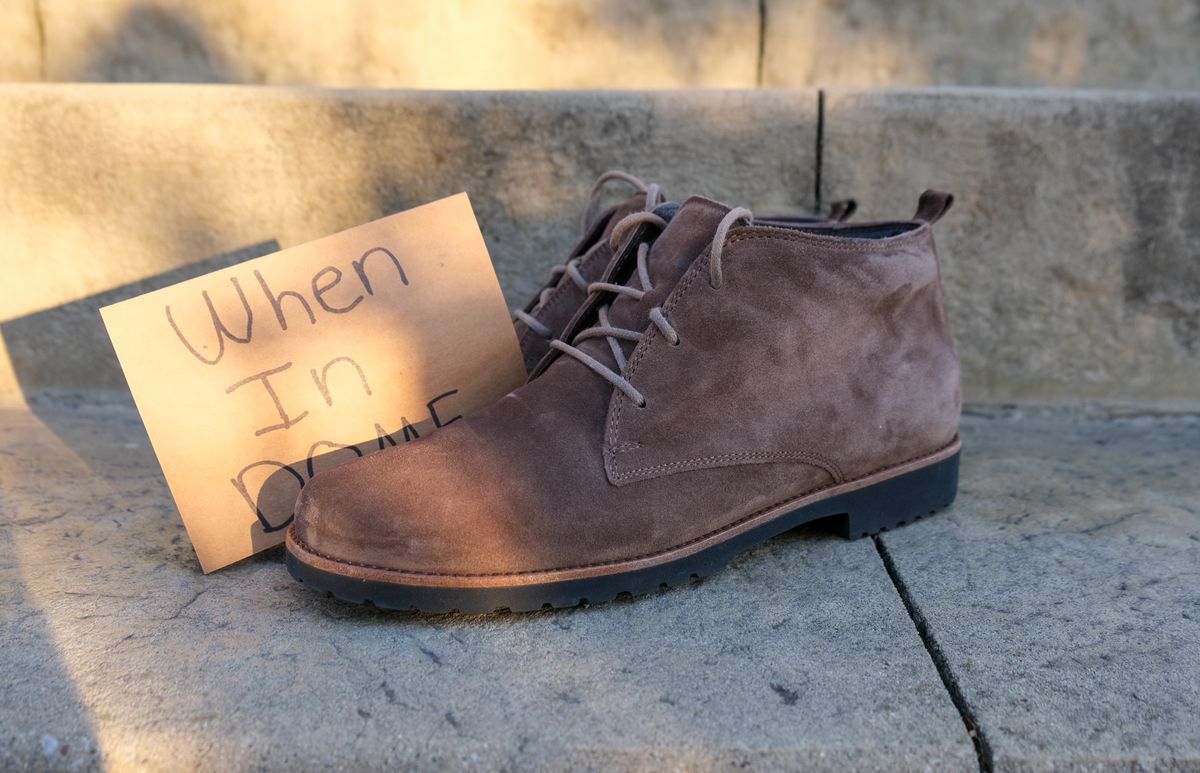 Photo by flyingdutchess on November 5, 2024 of the Ganter Chukka in C.F. Stead Snuff Janus Calf Suede.