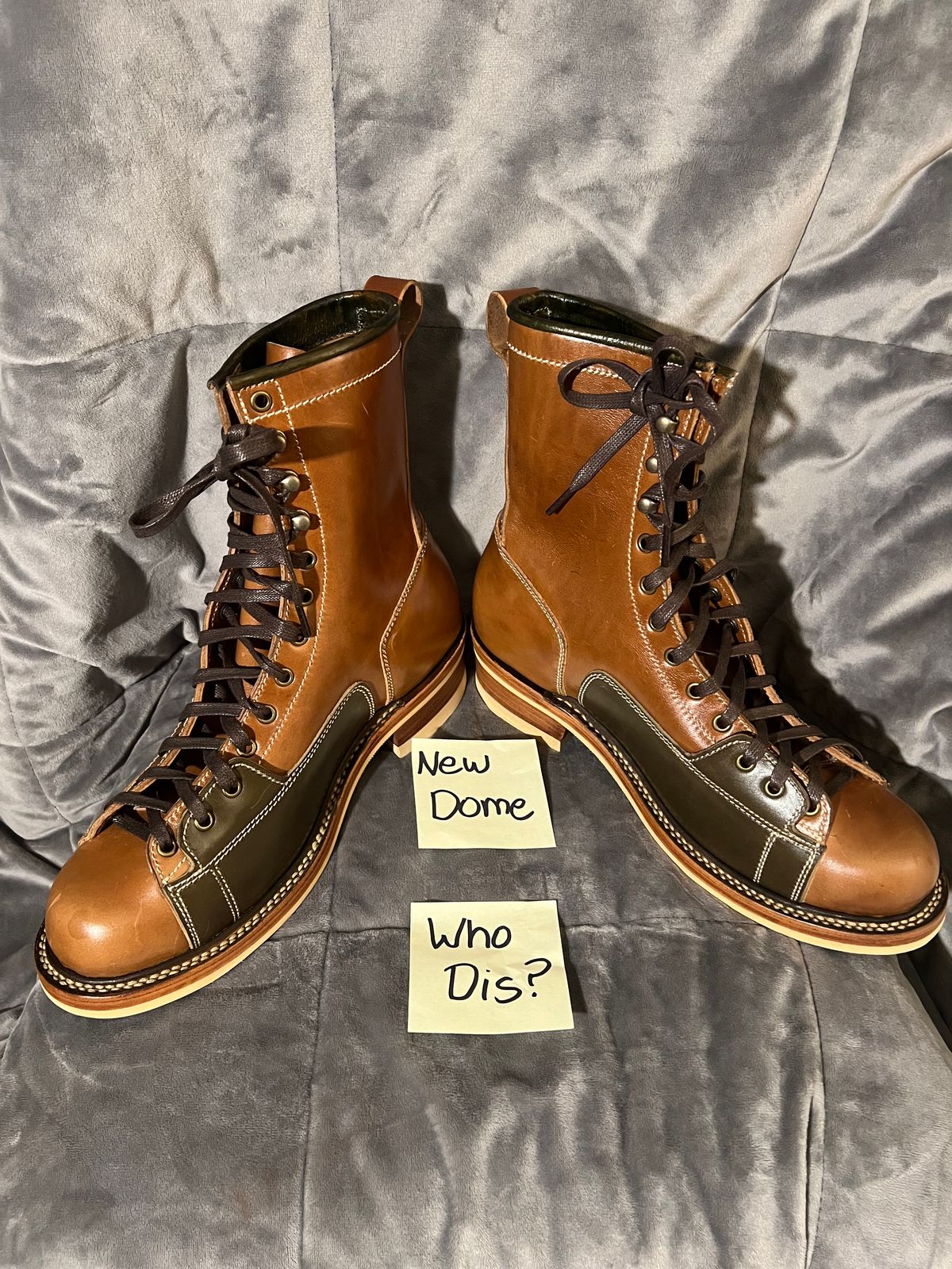 Photo by AlManuel on October 1, 2025 of the Willie's Handmade Boots Pioneer Lace To Toe in Maryam Toscanello TPR Horsebutt.