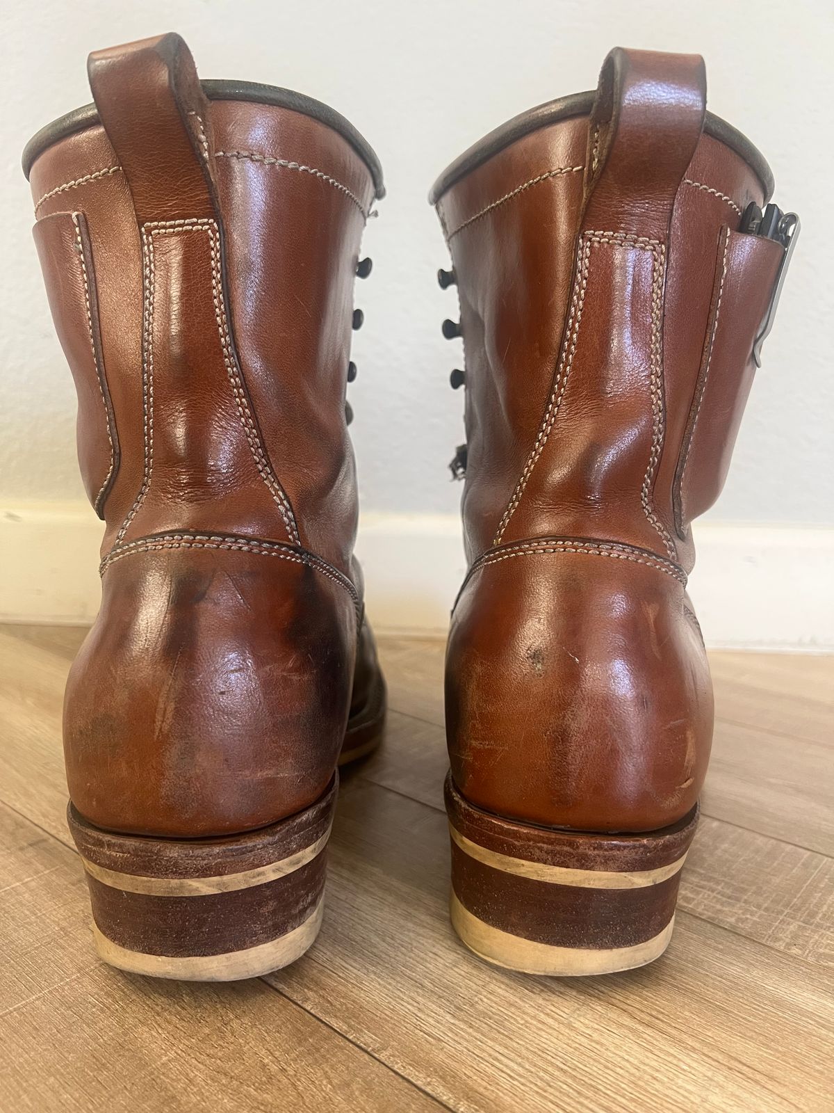 Photo by AlManuel on March 1, 2026 of the Willie's Handmade Boots Pioneer Lace To Toe in Maryam Toscanello TPR Horsebutt.