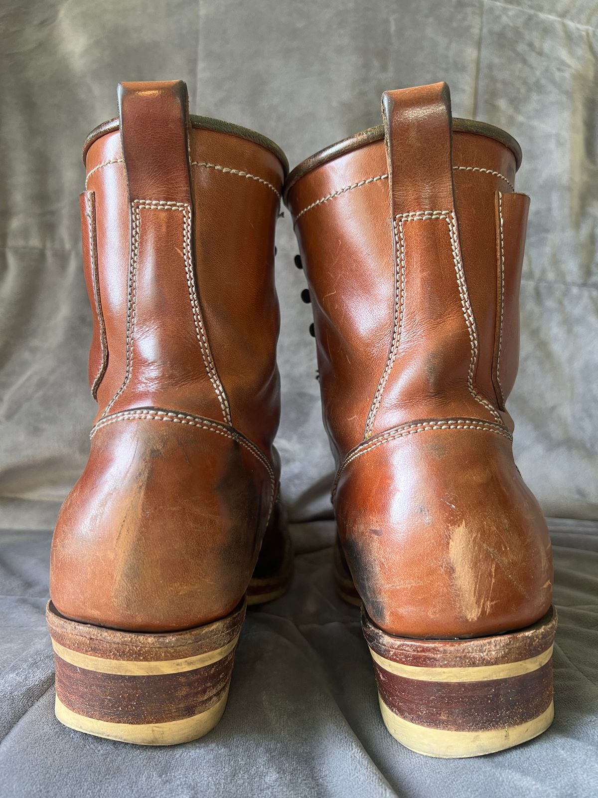 Photo by AlManuel on April 3, 2026 of the Willie's Handmade Boots Pioneer Lace To Toe in Maryam Toscanello TPR Horsebutt.