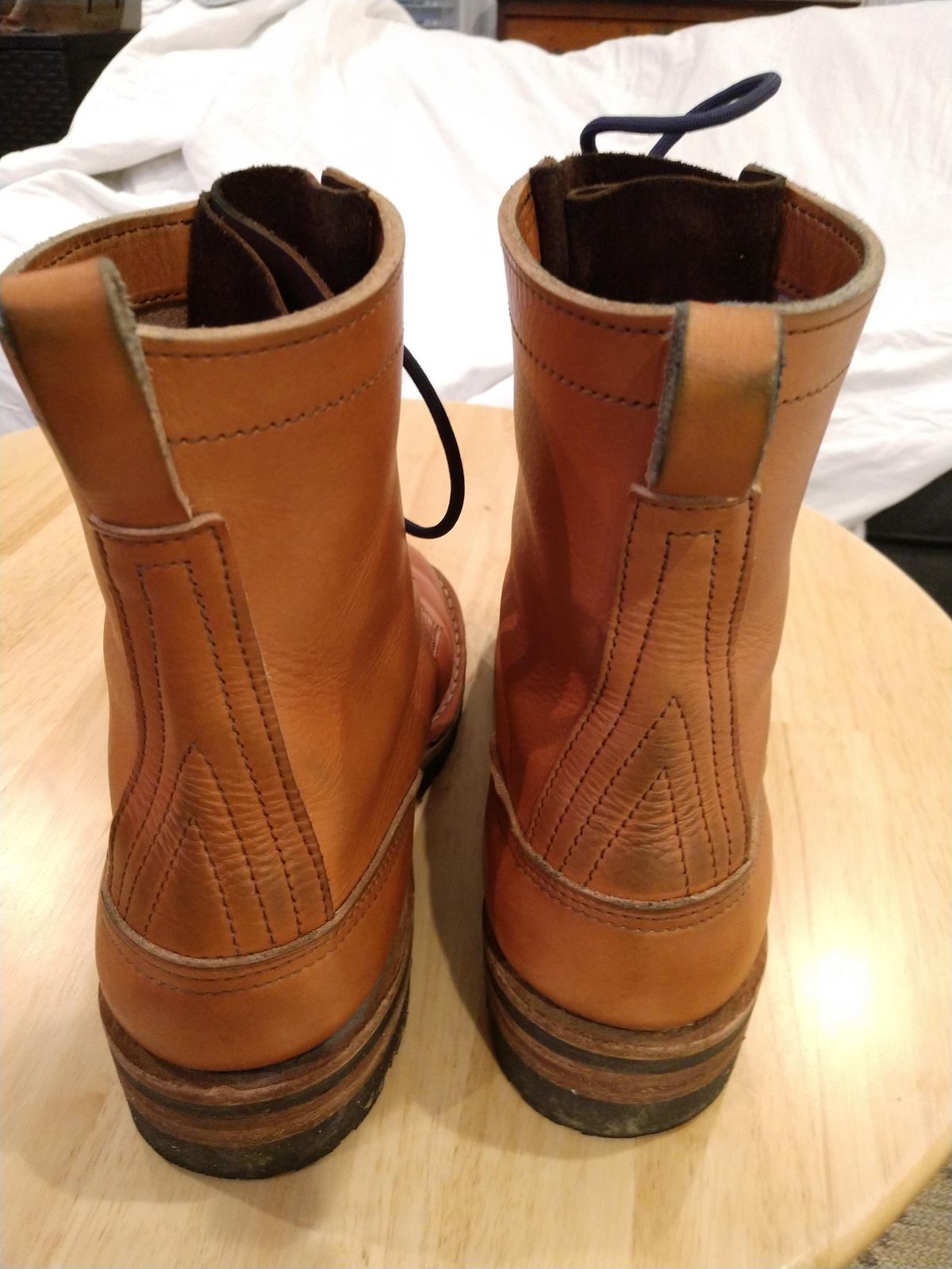 Photo by Augustus on November 3, 2023 of the Nicks DomePro in Wickett & Craig Tan English Bridle.