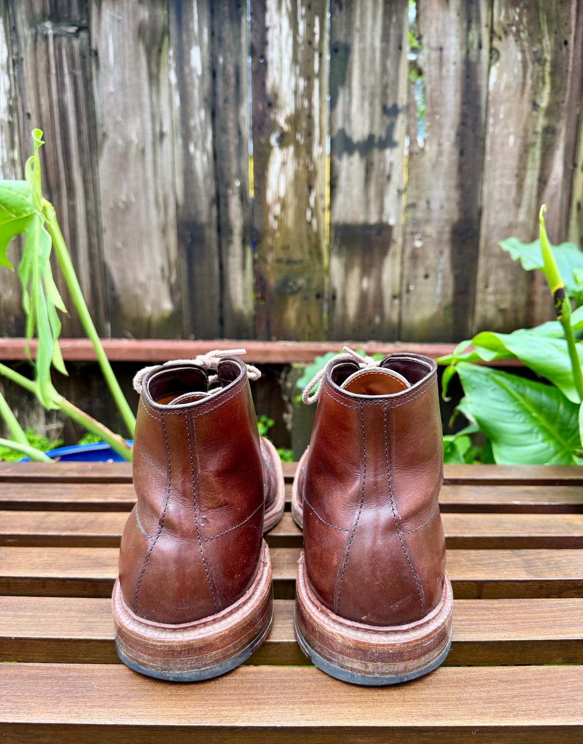 Photo by bootsnpoems on January 5, 2026 of the Alden Stitchdown Otis Indy in Brown Calfskin.
