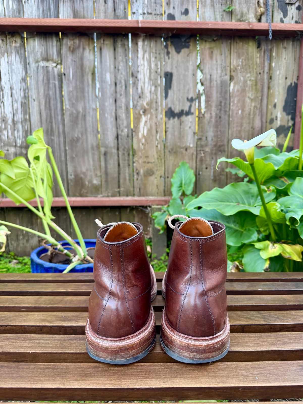 Photo by bootsnpoems on February 4, 2026 of the Alden Stitchdown Otis Indy in Brown Calfskin.