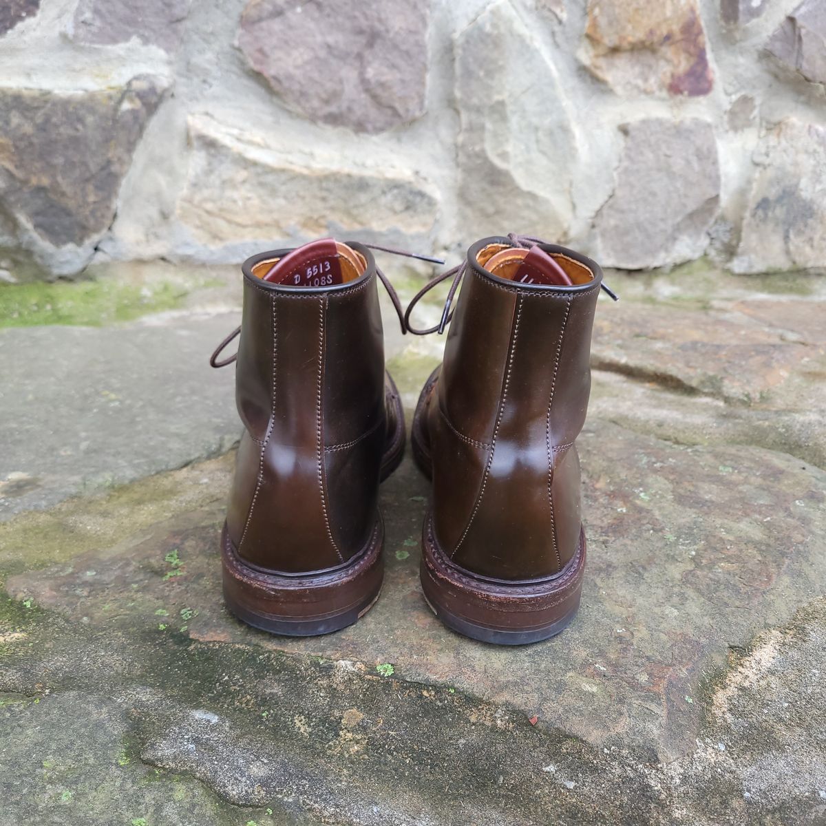 Photo by manowar on December 6, 2023 of the Allen Edmonds Freeport in Horween Dark Cognac Shell Cordovan.