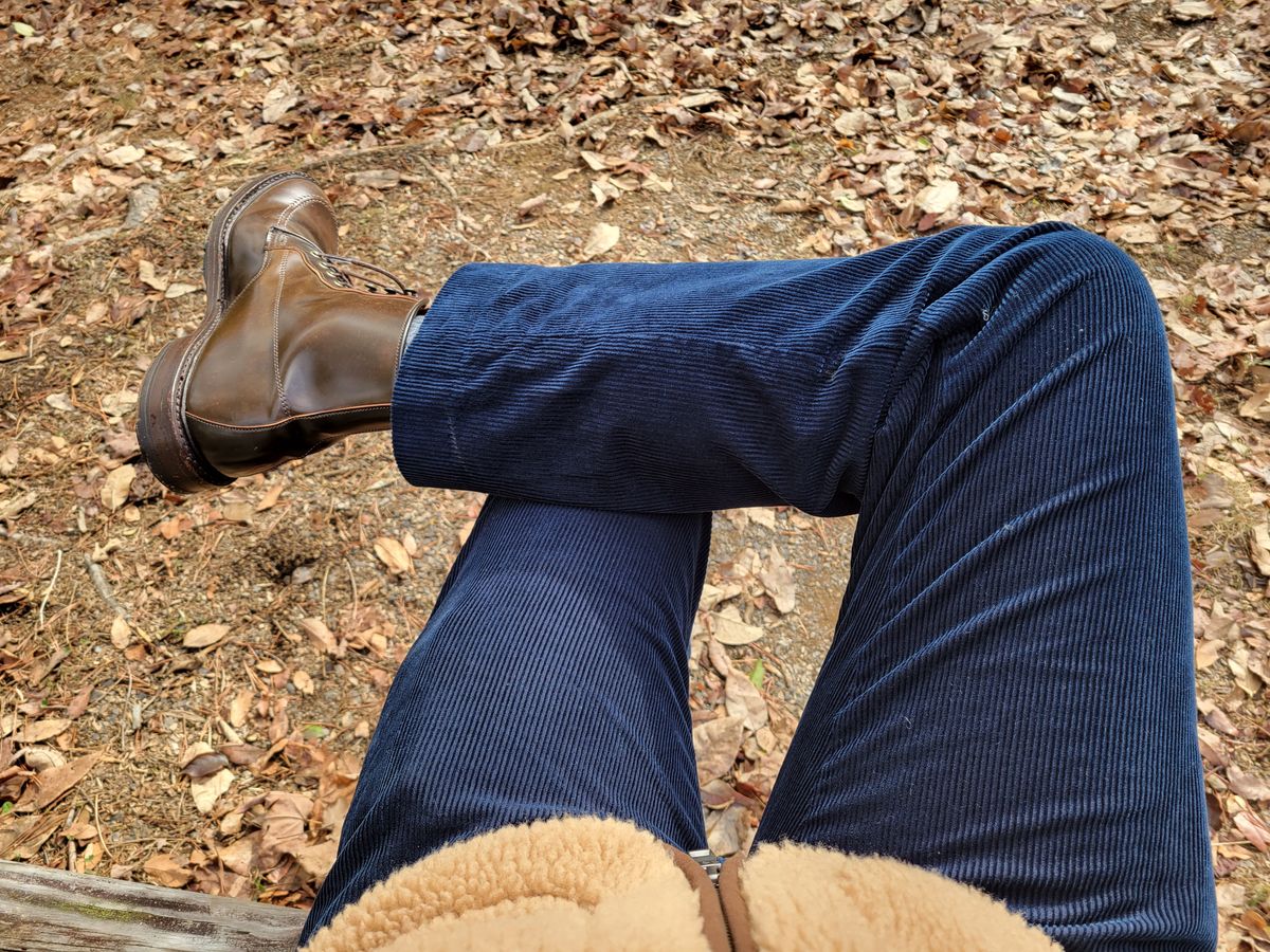 Photo by manowar on November 28, 2023 of the Allen Edmonds Freeport in Horween Dark Cognac Shell Cordovan.
