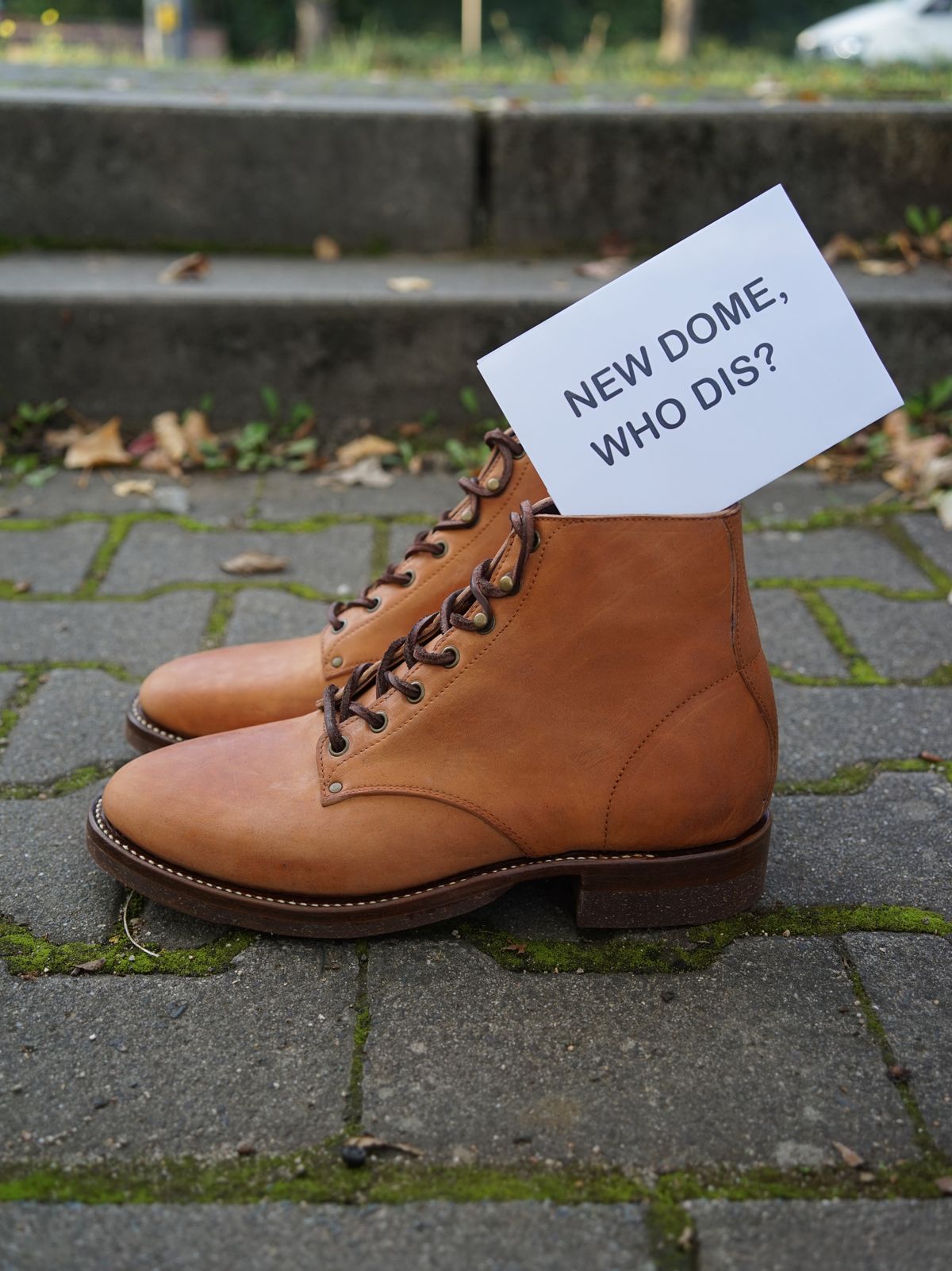 Photo by germanshoeguy on October 1, 2025 of the Self-Made Service Boot "Kaya" in Guidi Natural Horsebutt.