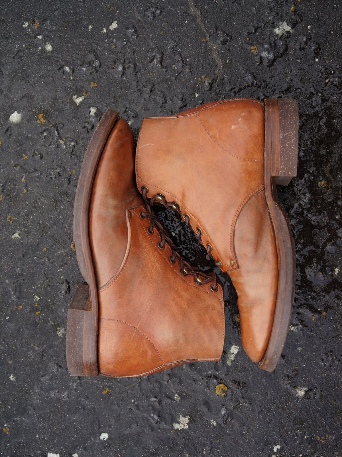 Photo by germanshoeguy on January 2, 2026 of the Self-Made Service Boot "Kaya" in Guidi Natural Horsebutt.