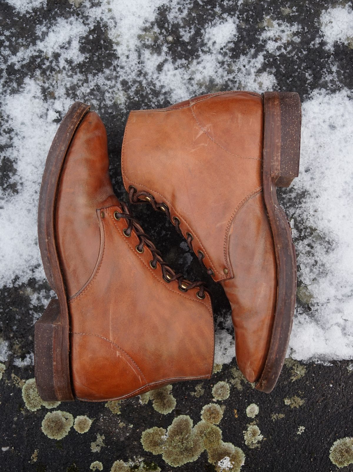 Photo by germanshoeguy on February 4, 2026 of the Self-Made Service Boot "Kaya" in Guidi Natural Horsebutt.