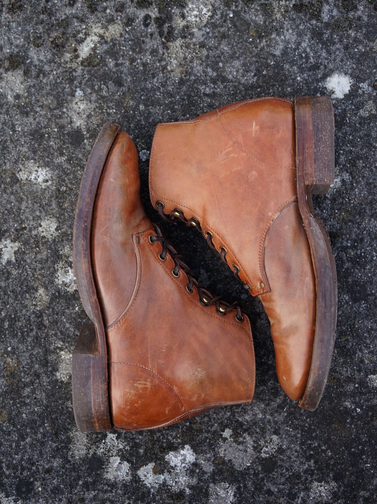 Photo by germanshoeguy on April 3, 2026 of the Self-Made Service Boot "Kaya" in Guidi Natural Horsebutt.