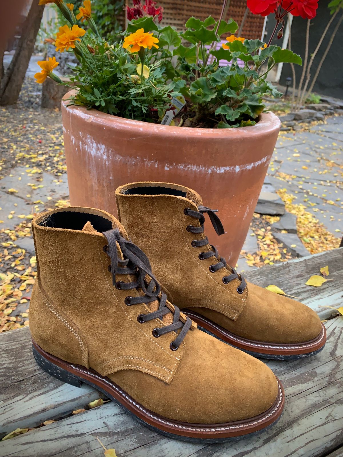 Photo by scotts on October 1, 2022 of the Role Club Boondockers in Rich Brown Roughout.