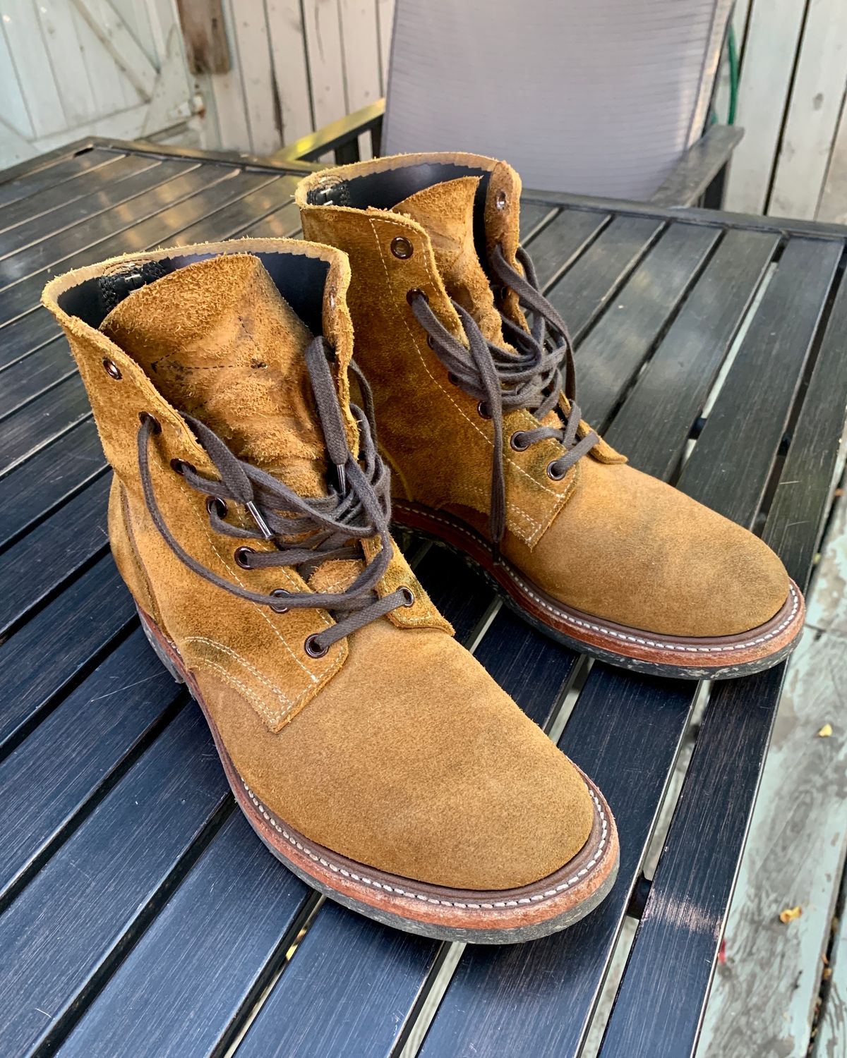 Photo by scotts on October 17, 2022 of the Role Club Boondockers in Rich Brown Roughout.