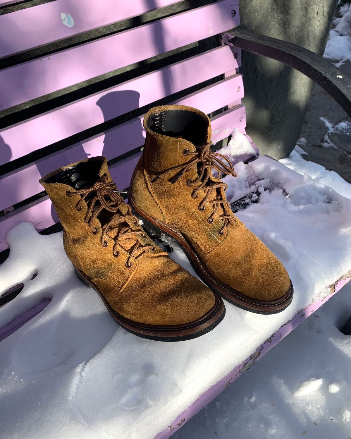Photo by scotts on November 14, 2022 of the Role Club Boondockers in Rich Brown Roughout.