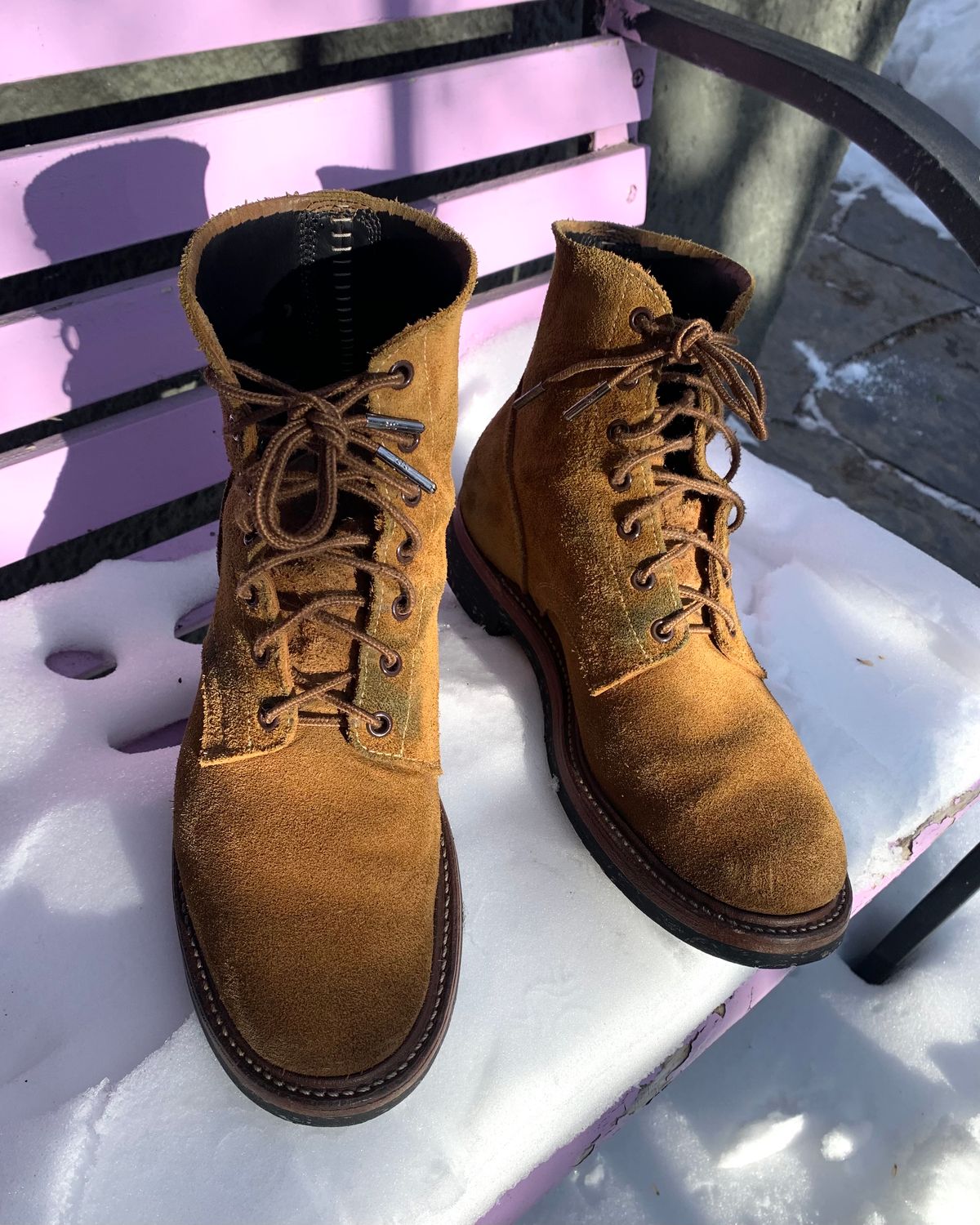Photo by scotts on November 14, 2022 of the Role Club Boondockers in Rich Brown Roughout.