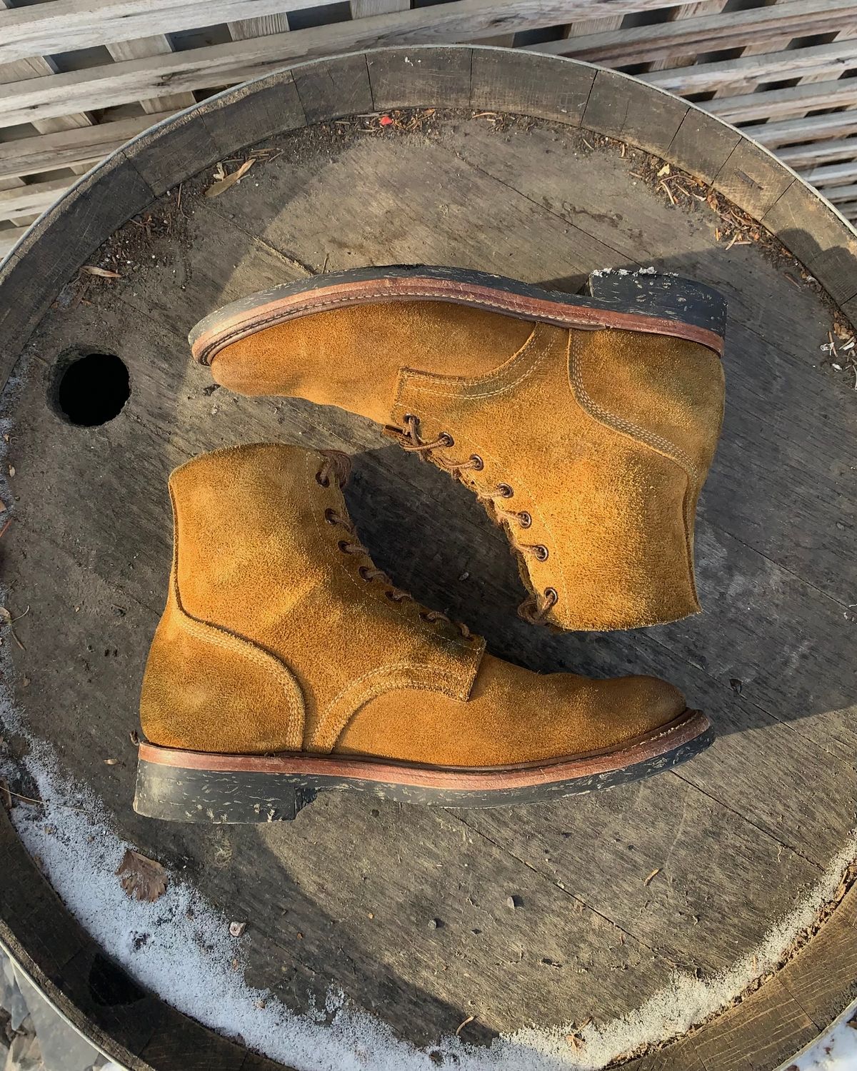 Photo by scotts on December 1, 2022 of the Role Club Boondockers in Rich Brown Roughout.