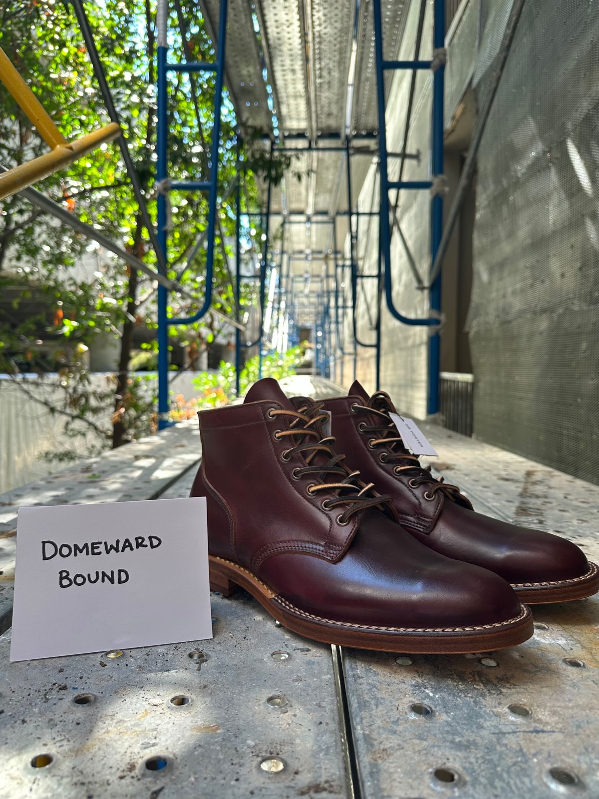 Photo by babu on October 11, 2023 of the Viberg Service Boot in Horween Color 8 Chromexcel.