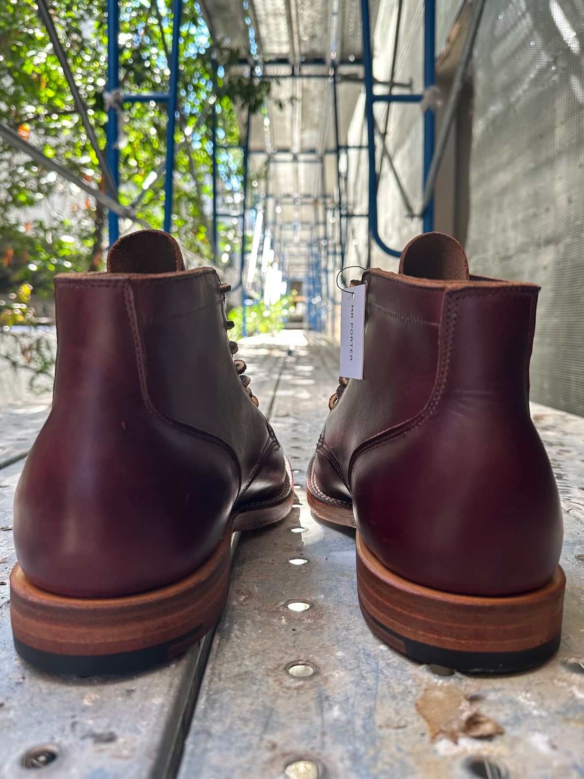 Photo by babu on October 11, 2023 of the Viberg Service Boot in Horween Color 8 Chromexcel.