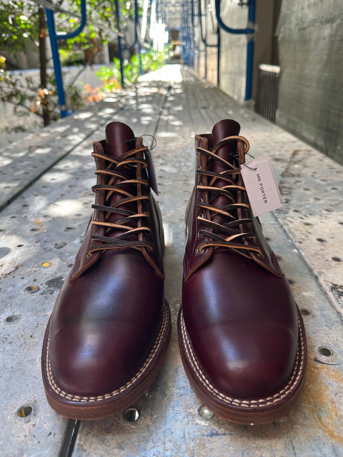 Photo by babu on October 11, 2023 of the Viberg Service Boot in Horween Color 8 Chromexcel.