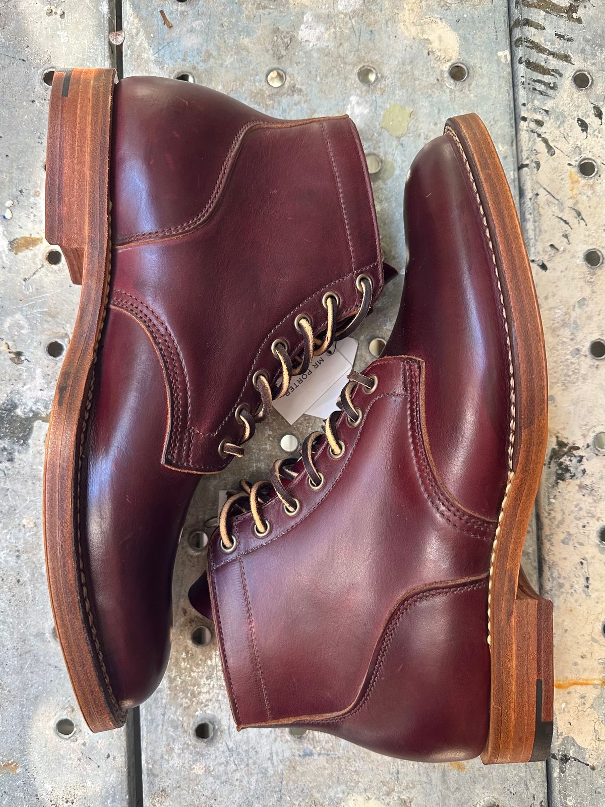 Photo by babu on October 11, 2023 of the Viberg Service Boot in Horween Color 8 Chromexcel.