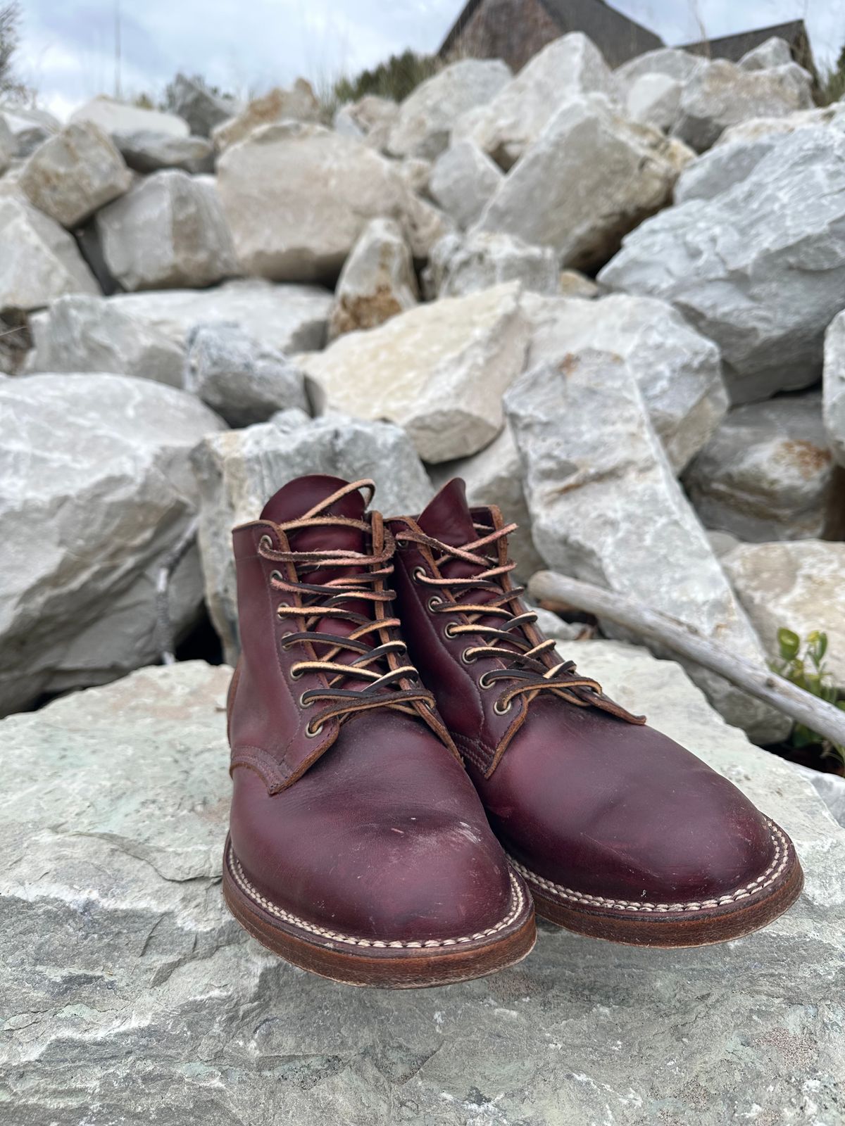 Photo by babu on November 9, 2023 of the Viberg Service Boot in Horween Color 8 Chromexcel.