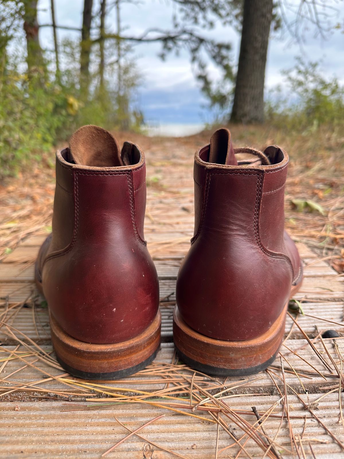 Photo by babu on November 9, 2023 of the Viberg Service Boot in Horween Color 8 Chromexcel.