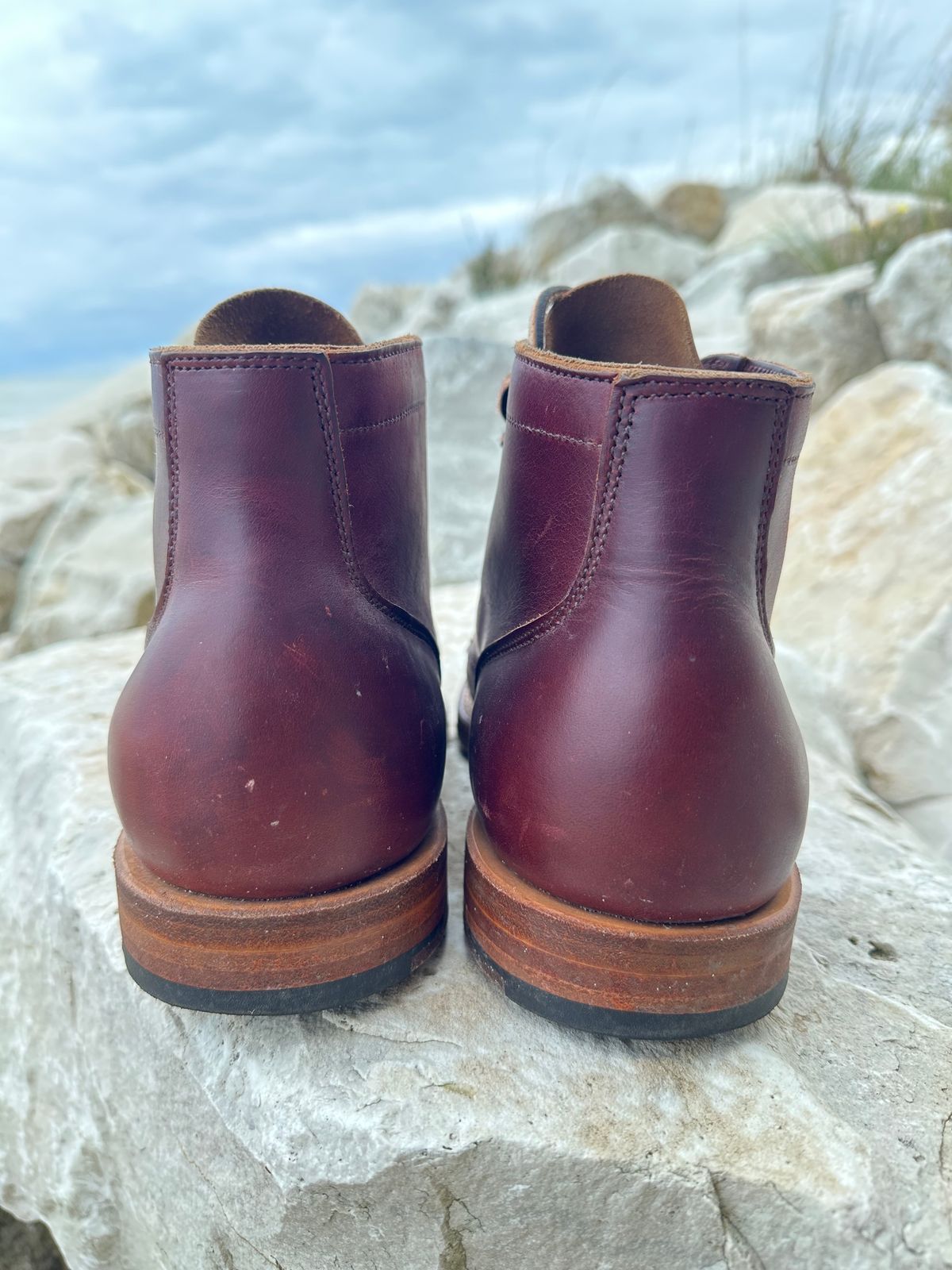 Photo by babu on December 6, 2023 of the Viberg Service Boot in Horween Color 8 Chromexcel.