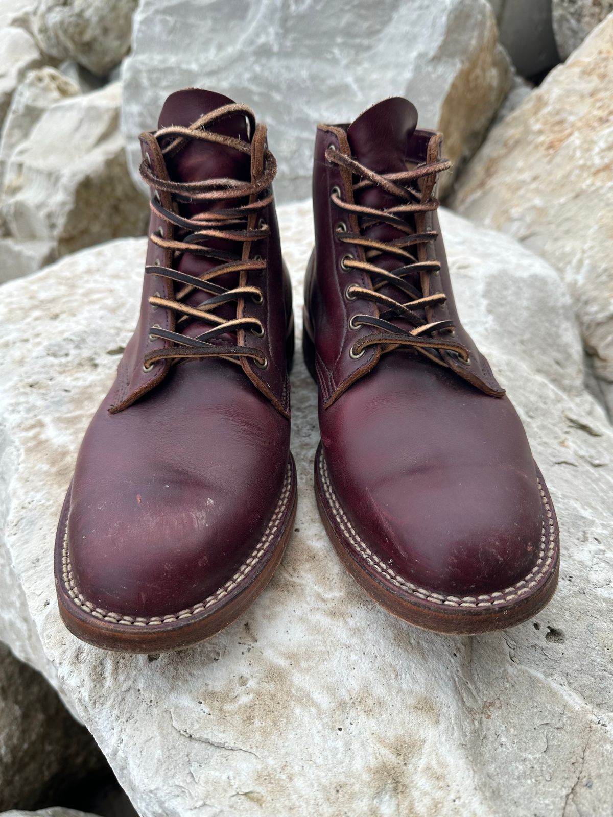 Photo by babu on December 6, 2023 of the Viberg Service Boot in Horween Color 8 Chromexcel.