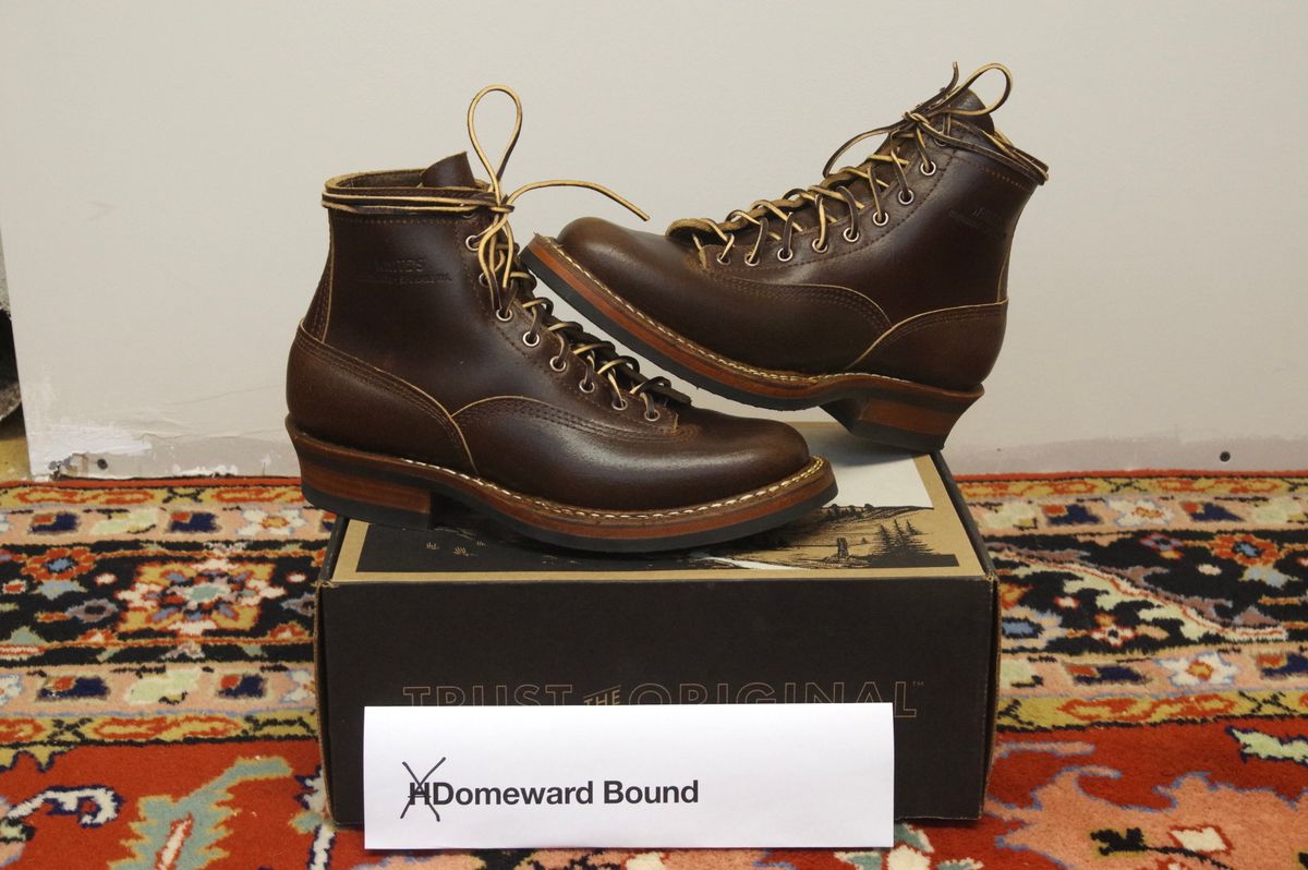 Photo by odontoblast on October 3, 2023 of the White's Bounty Hunter in Horween Cinnamon Waxed Flesh.