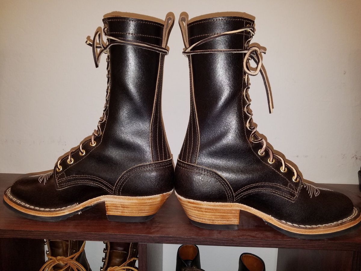 Photo by negrete on September 9, 2023 of the Nicks Packer in Horween Brown Waxed Flesh.