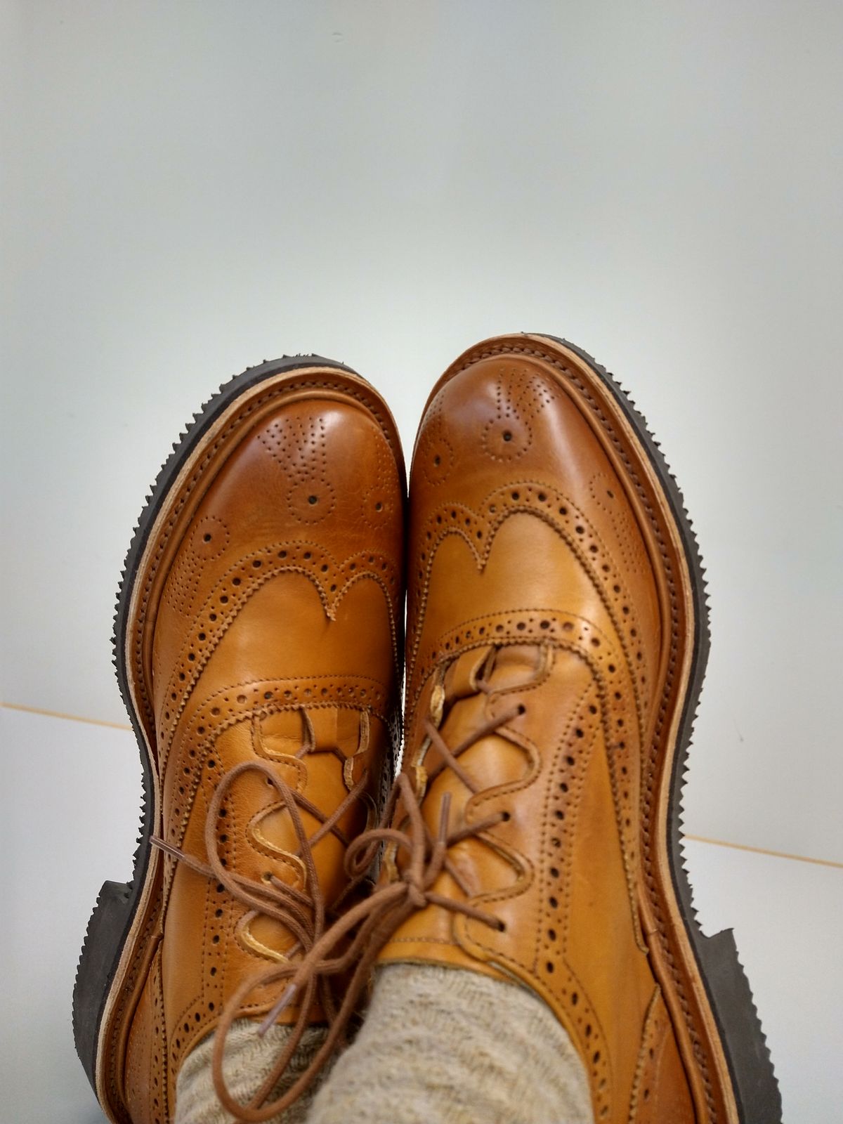Photo by atlasantis on October 5, 2022 of the Tricker's Unknown Model in Trickers Acorn Funchal.